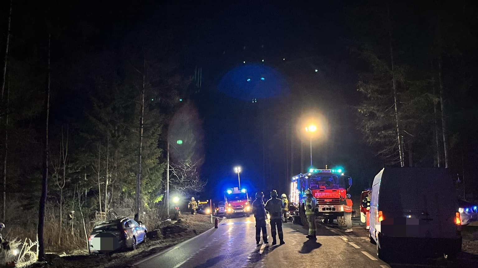Der Verkehrsunfall ereignete sich am Dienstag in Obsteig.