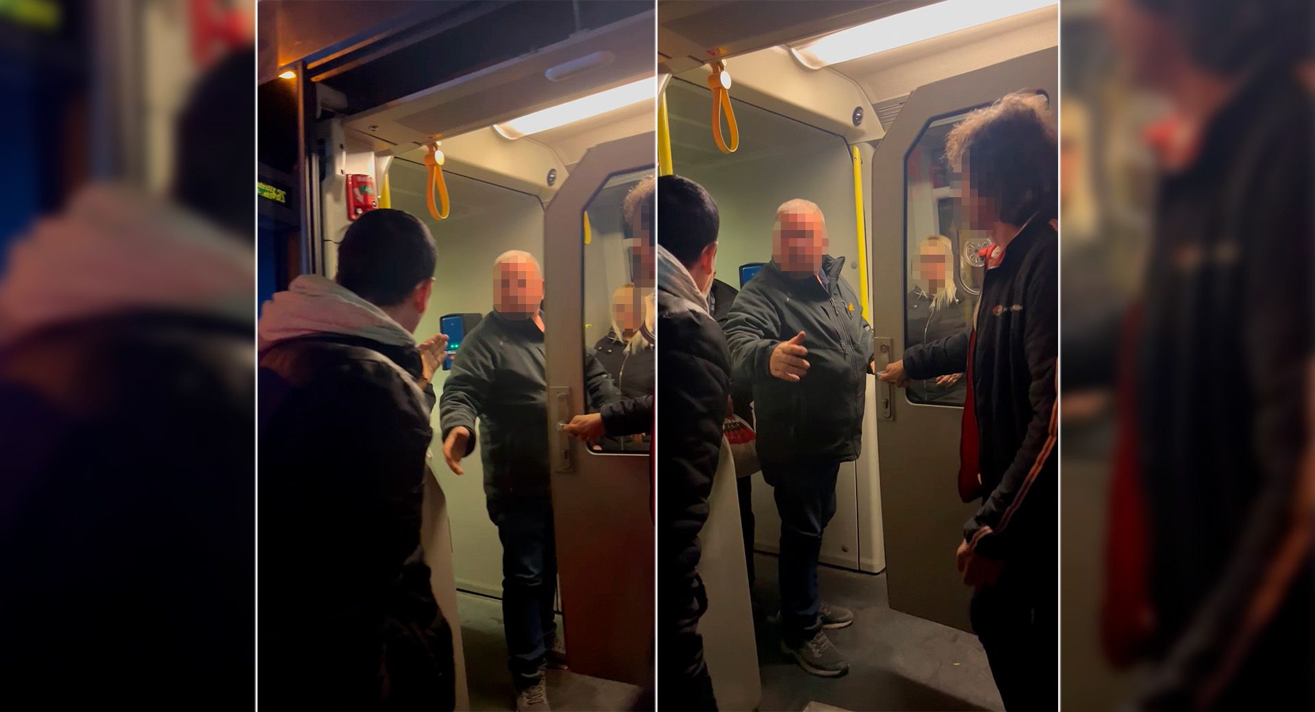 In Wien-Floridsdorf kam es zu einem heftigen Schreiduell zwischen zwei Öffi-Fahrgästen.