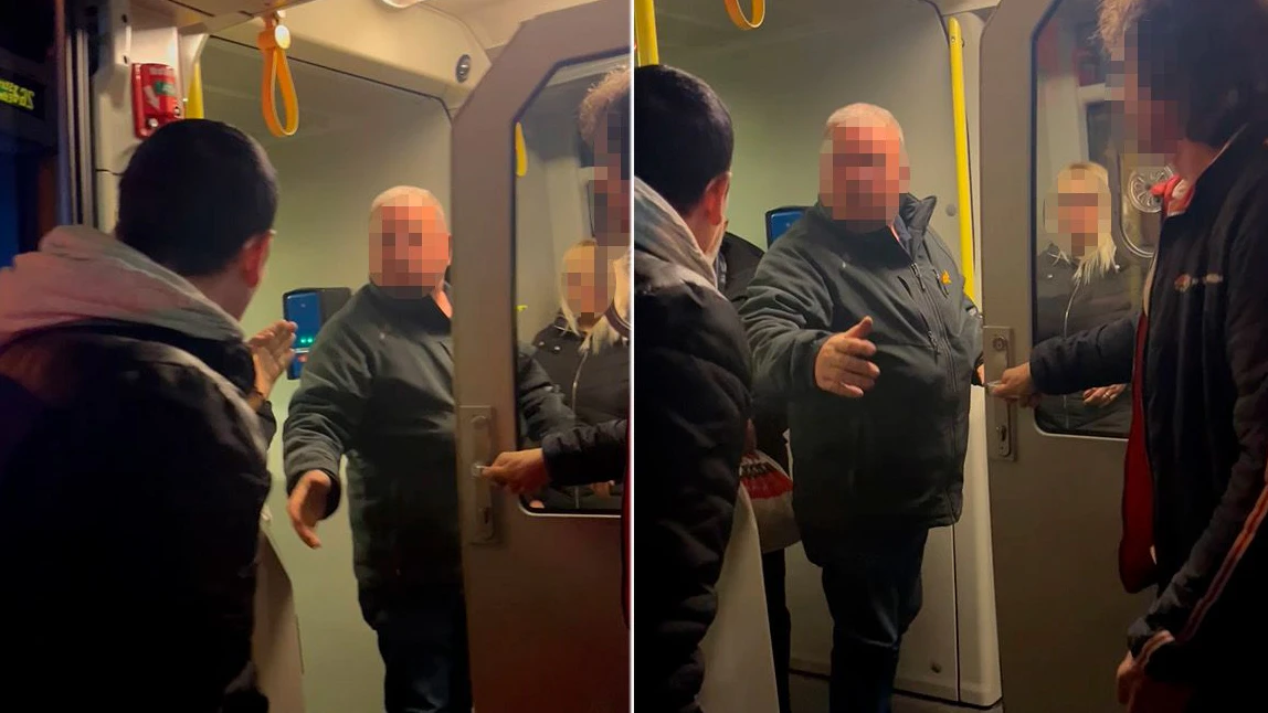 In Wien-Floridsdorf kam es zu einem heftigen Schreiduell zwischen zwei Öffi-Fahrgästen.