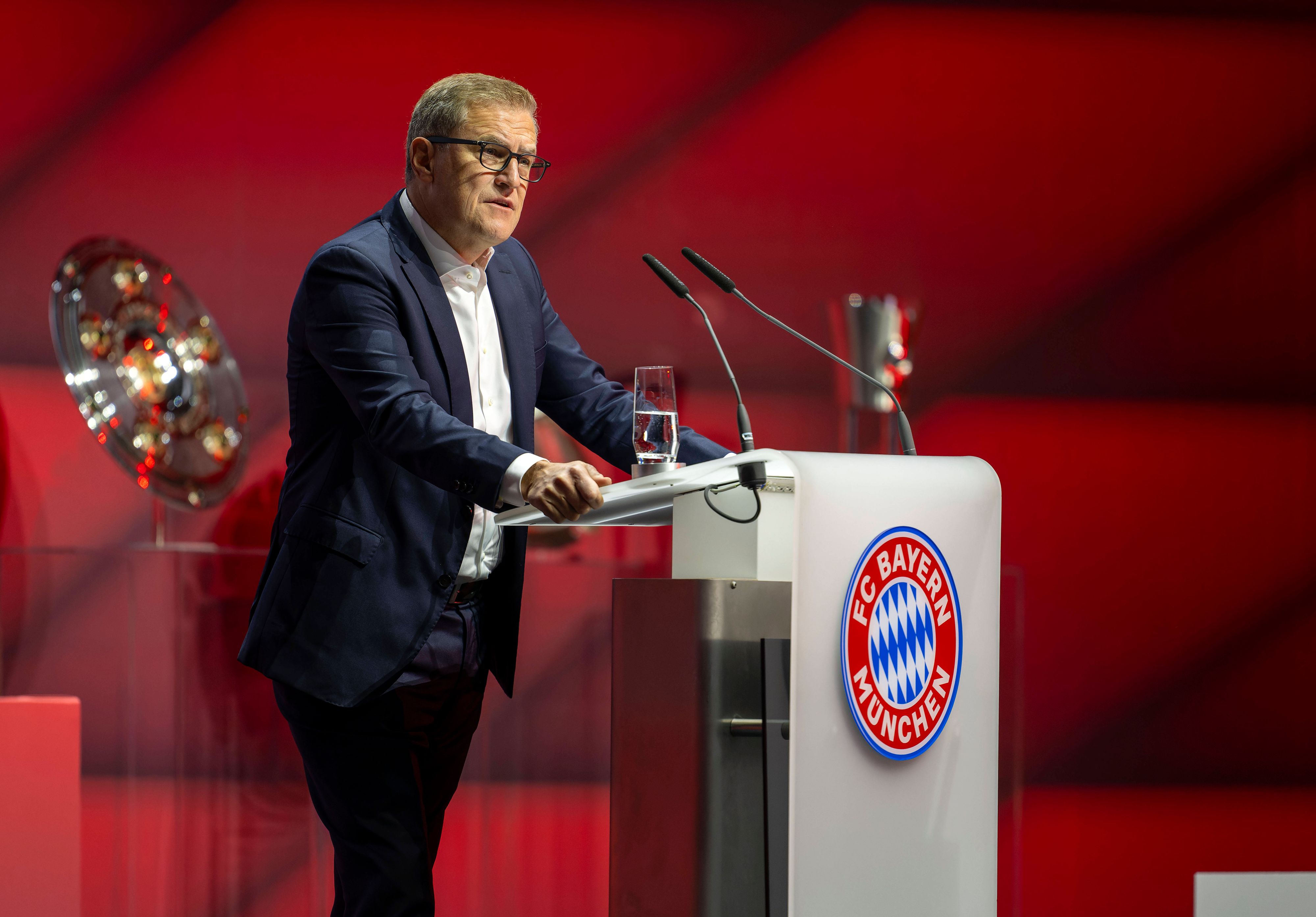 Bayern-Vorstand Jan-Christian Dreesen erklärt das Tuchel-Aus.