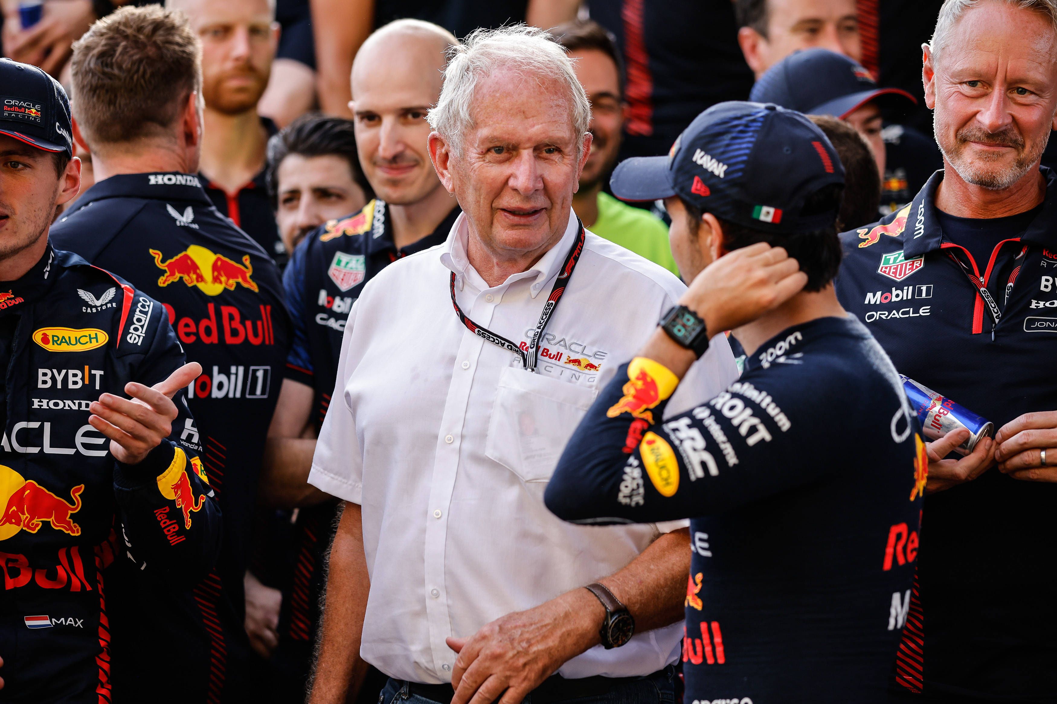 Helmut Marko ist mit den ersten Testrunden zufrieden.