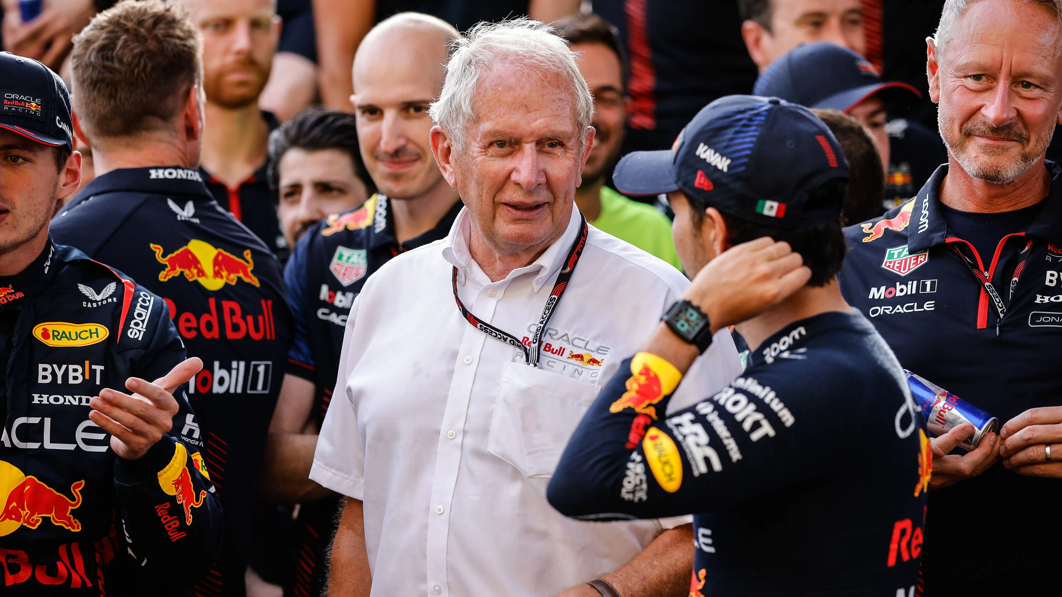 Helmut Marko ist mit den ersten Testrunden zufrieden.