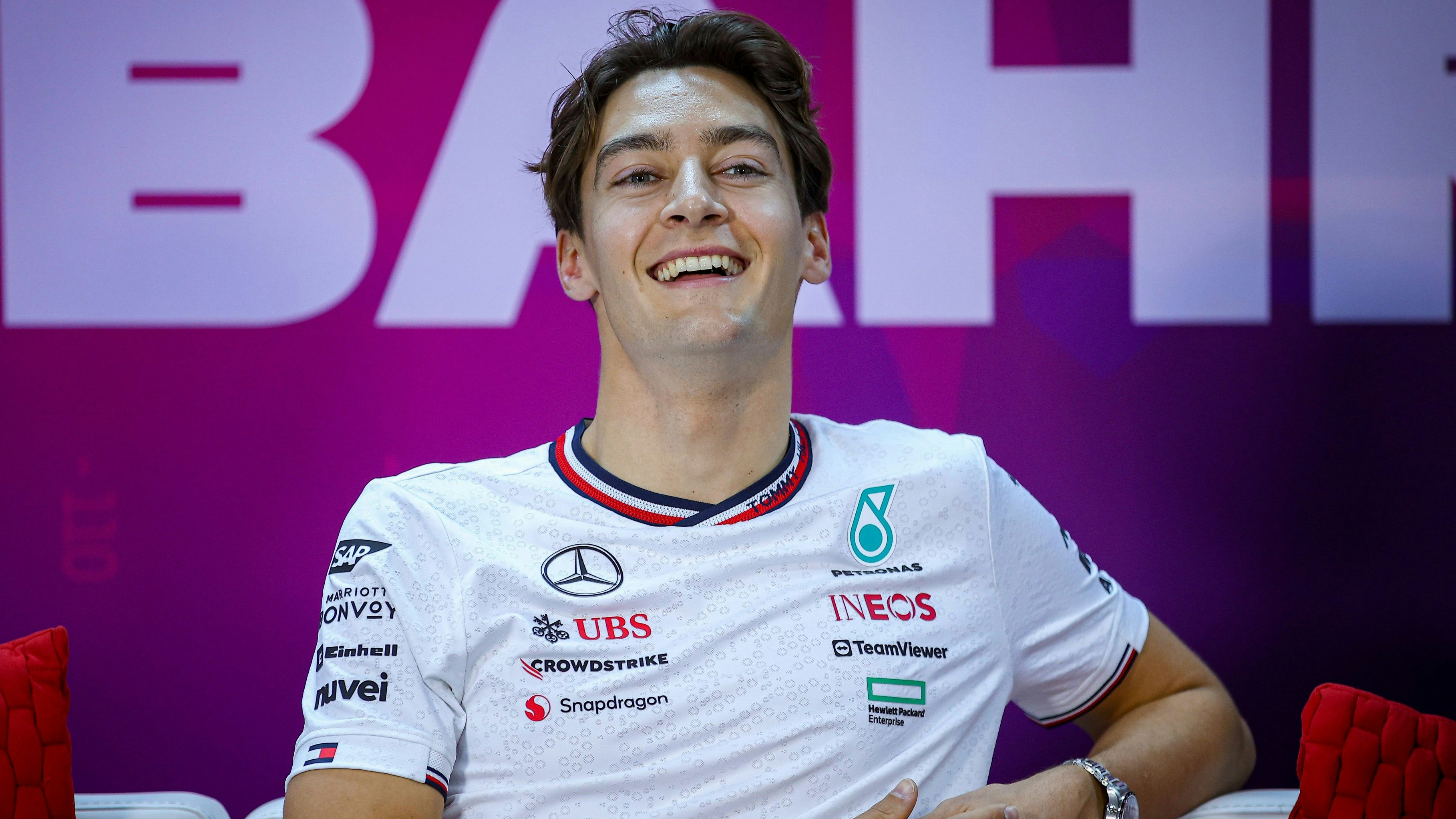 Mercedes-Star George Russell. 