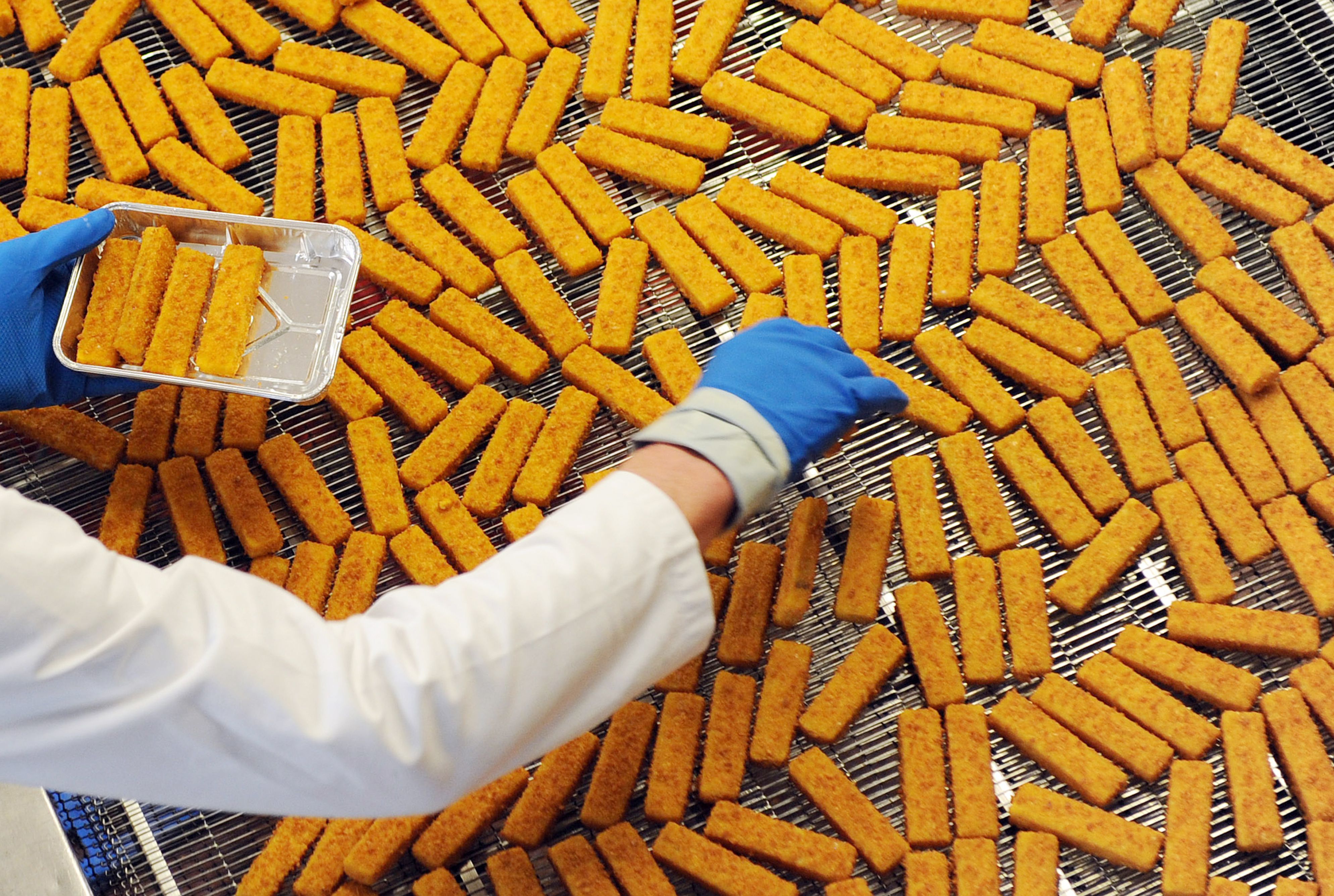 Fischstäbchen sind offenbar mit Vorsicht zu genießen.