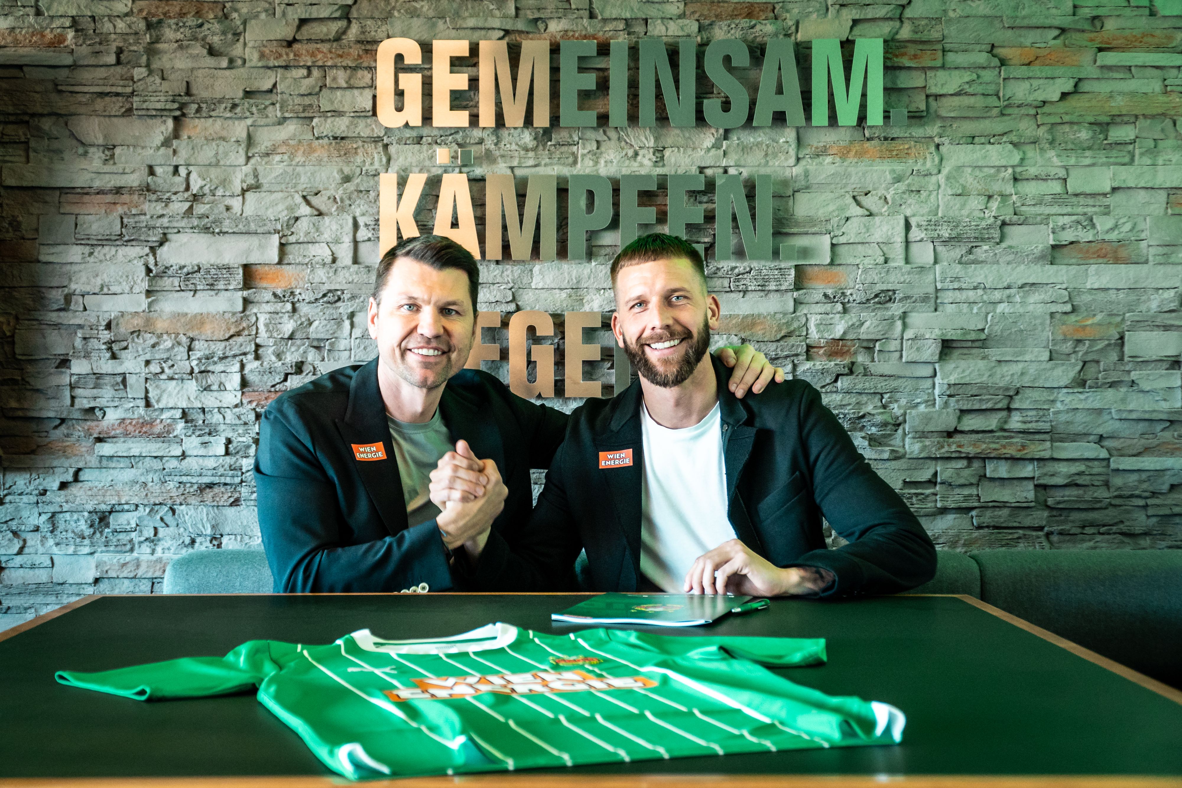 Guido Burgstaller und Markus Katzer kamen auf einen grünen Zweig.