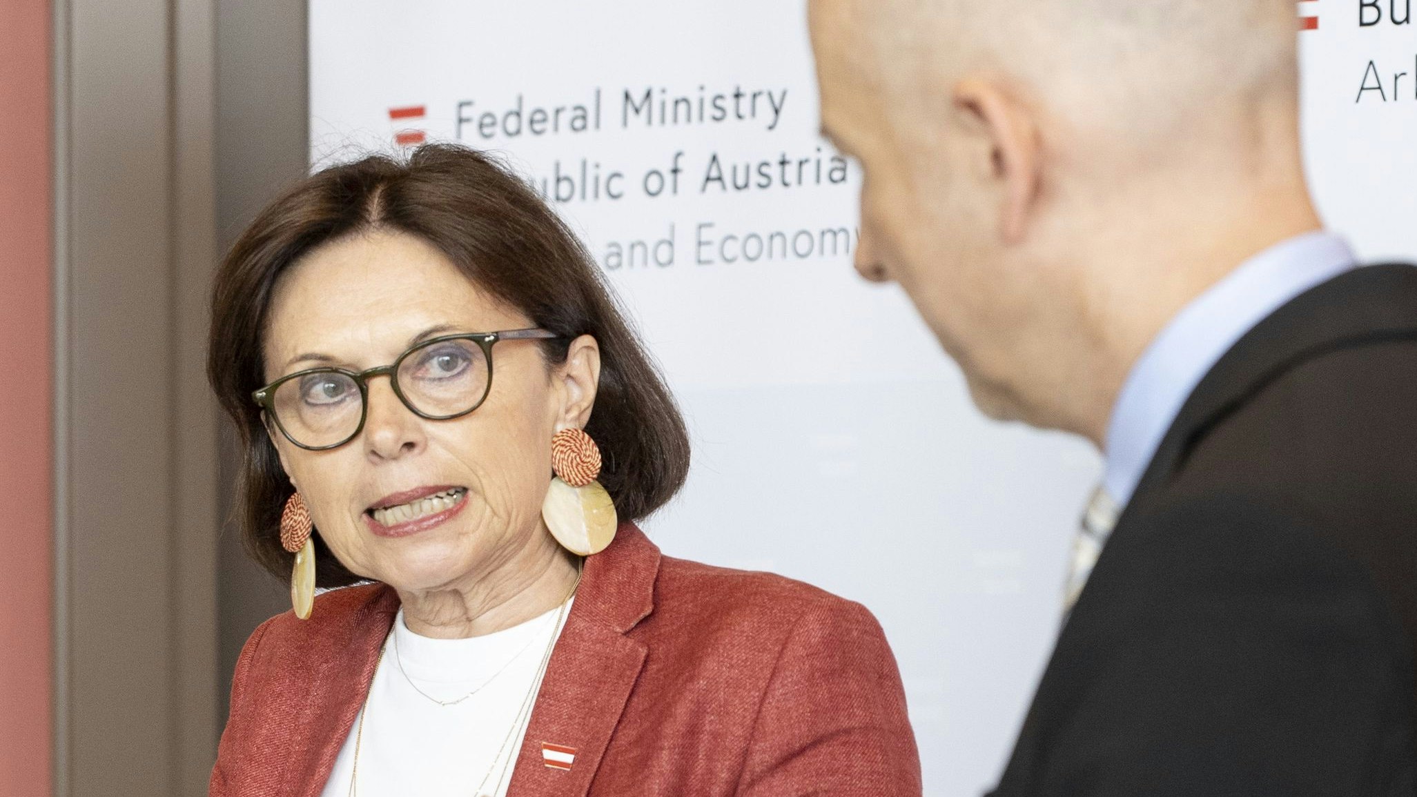Staatssekretärin Susanne Kraus-Winkler und Arbeitsminister Martin Kocher (beide ÖVP). Archivbild.