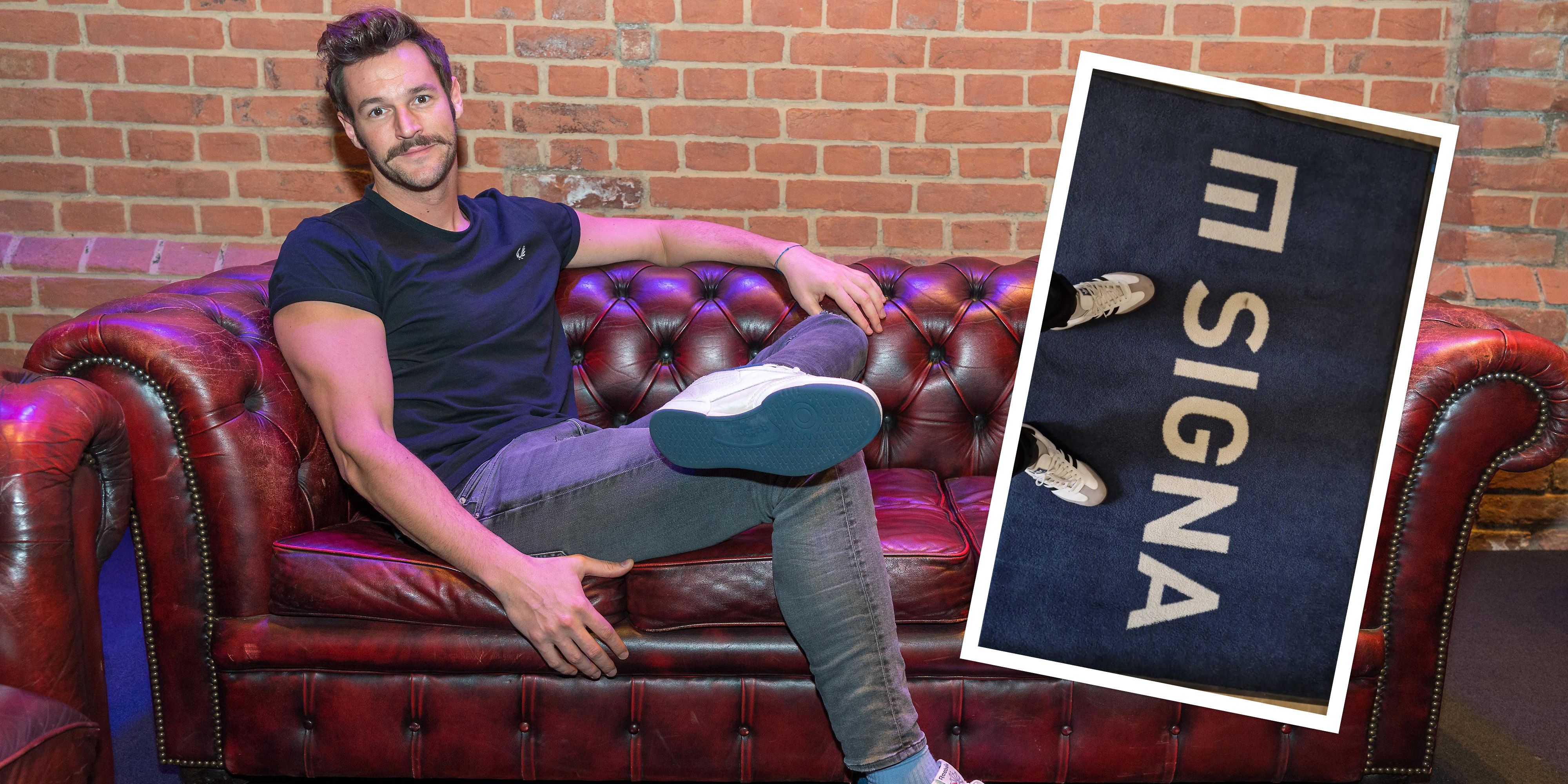 Paul Pizzera hat die Fussmatte von René Benko gekauft