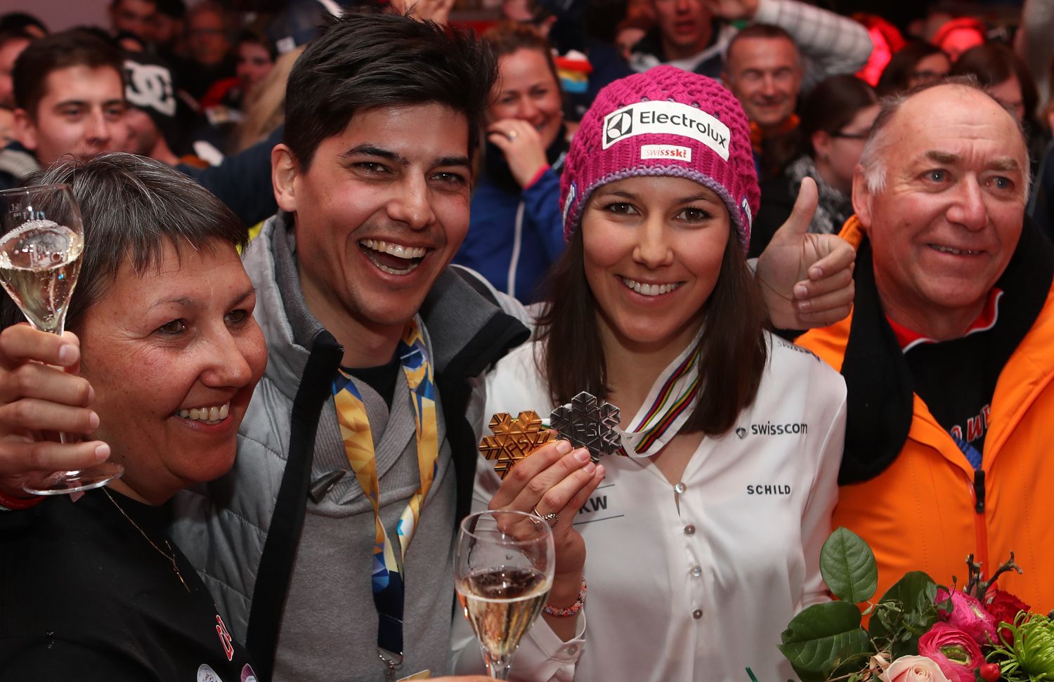 Kevin feierte viele Erfolge gemeinsam mit seiner Schwester Wendy Holdener