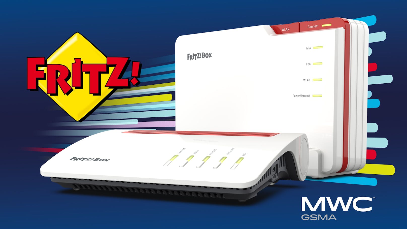10G, 5G und Wi-Fi 7 - AVM präsentiert die neuen FRITZ!-Produkte fürs digitale Zuhause auf dem MWC.