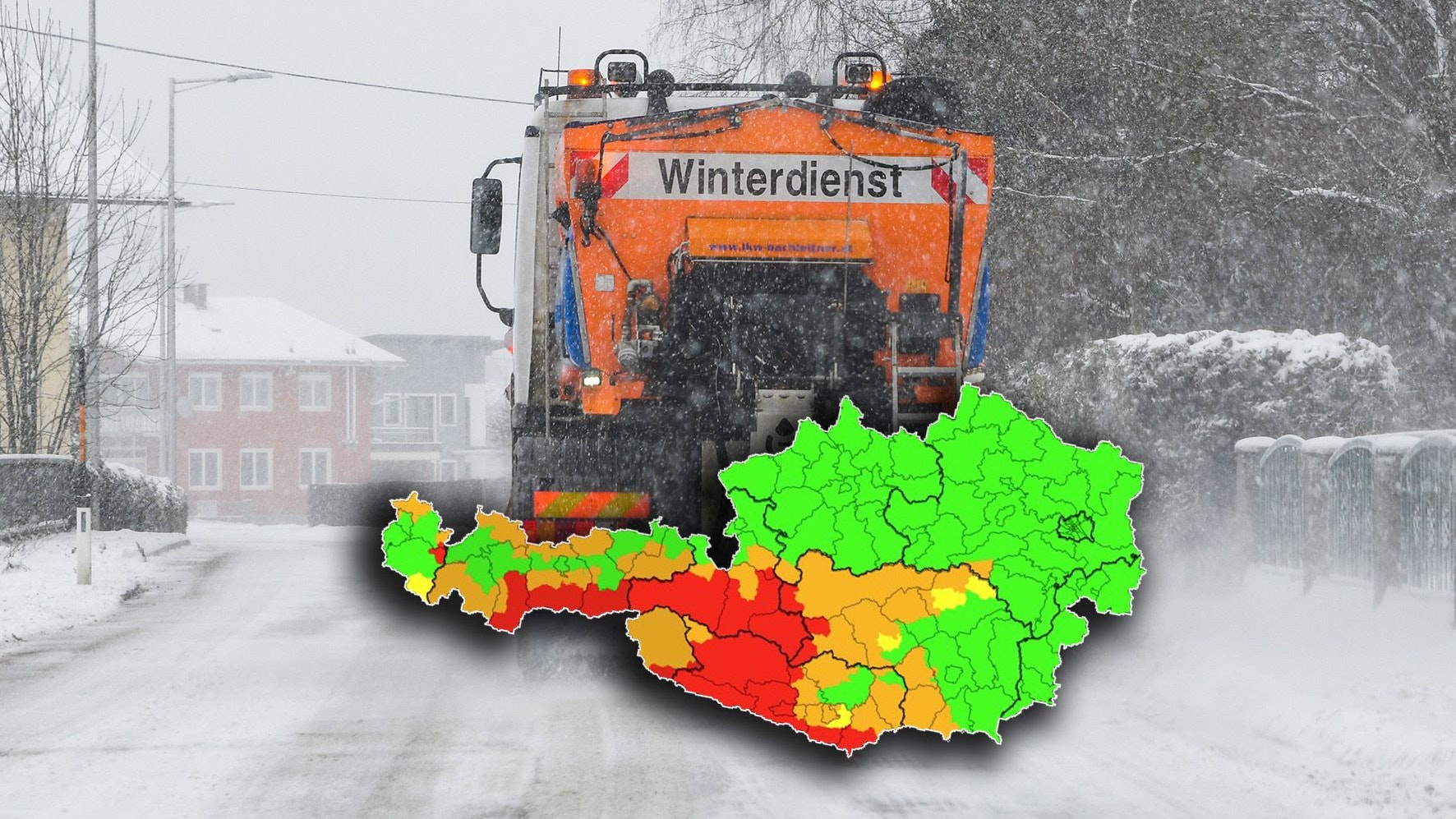 Heute.at - Wetter-Warnung ROT für fünf Bundesländer ausgerufen
