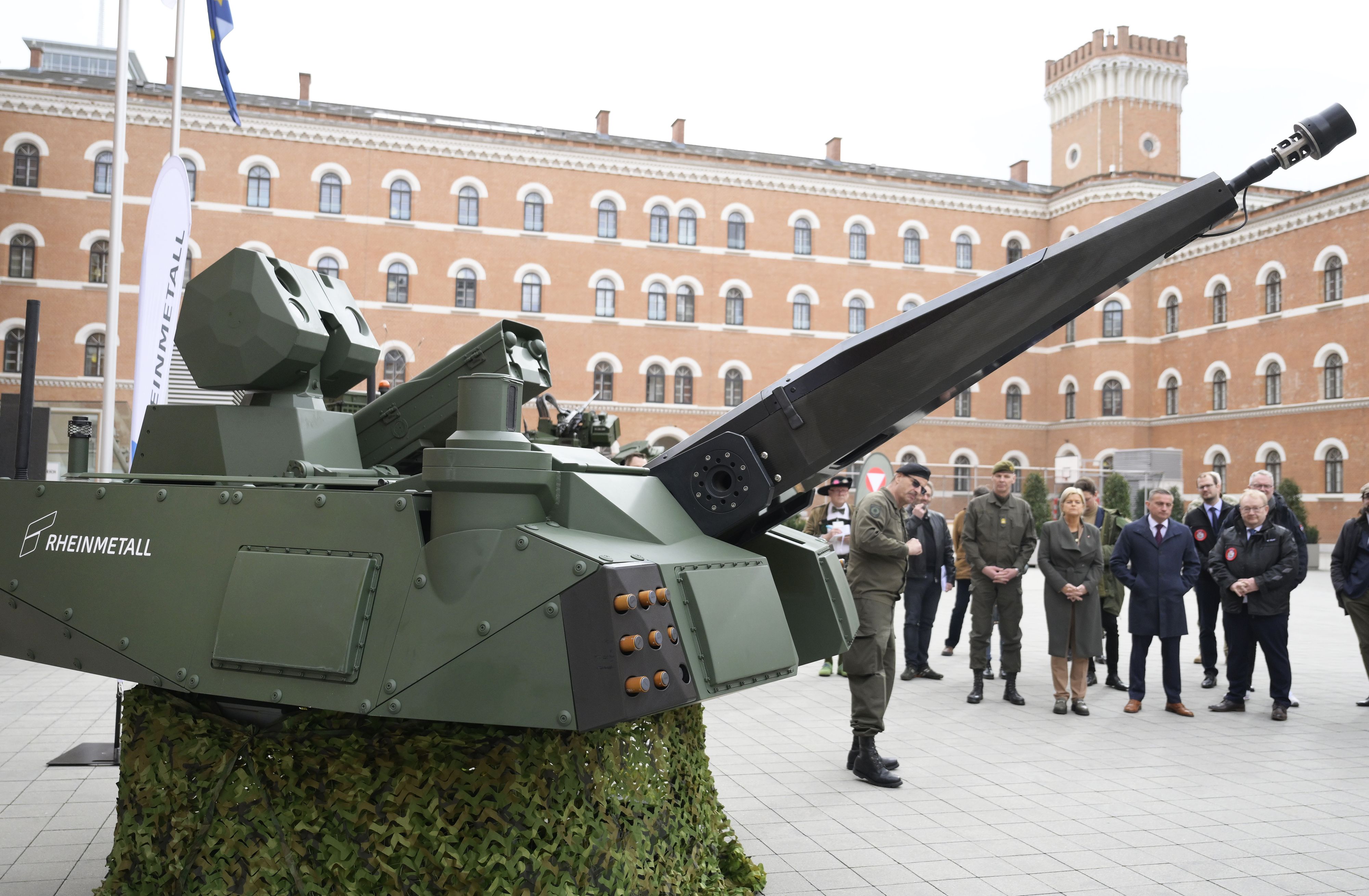 Der Flugabwehrturm Skyranger 30 soll auf die Pandur-Panzer montiert werden.