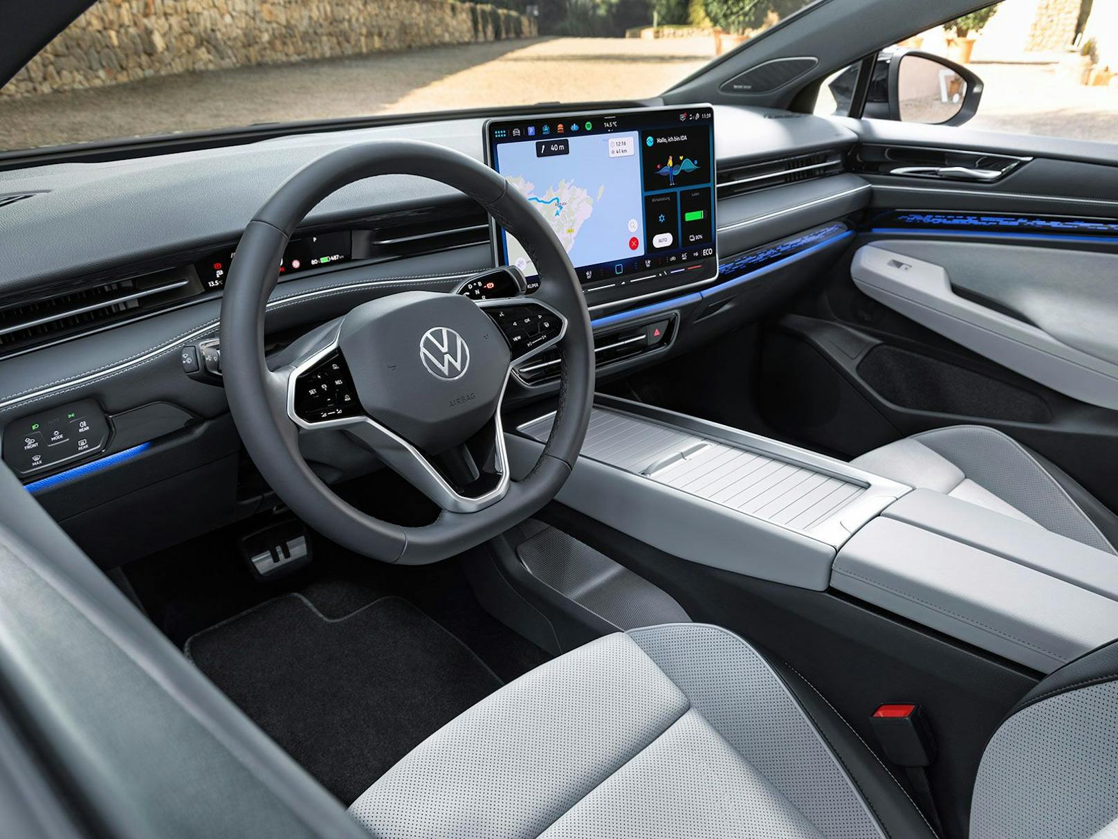 Der ID.7 Tourer ist VWs erster rein elektrischer Kombi.