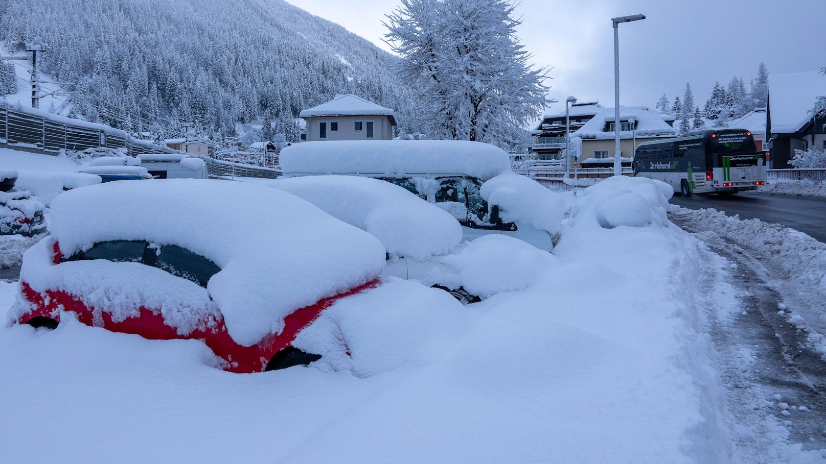 Schnee-Warnungen für mehrere Bundesländer ausgerufen