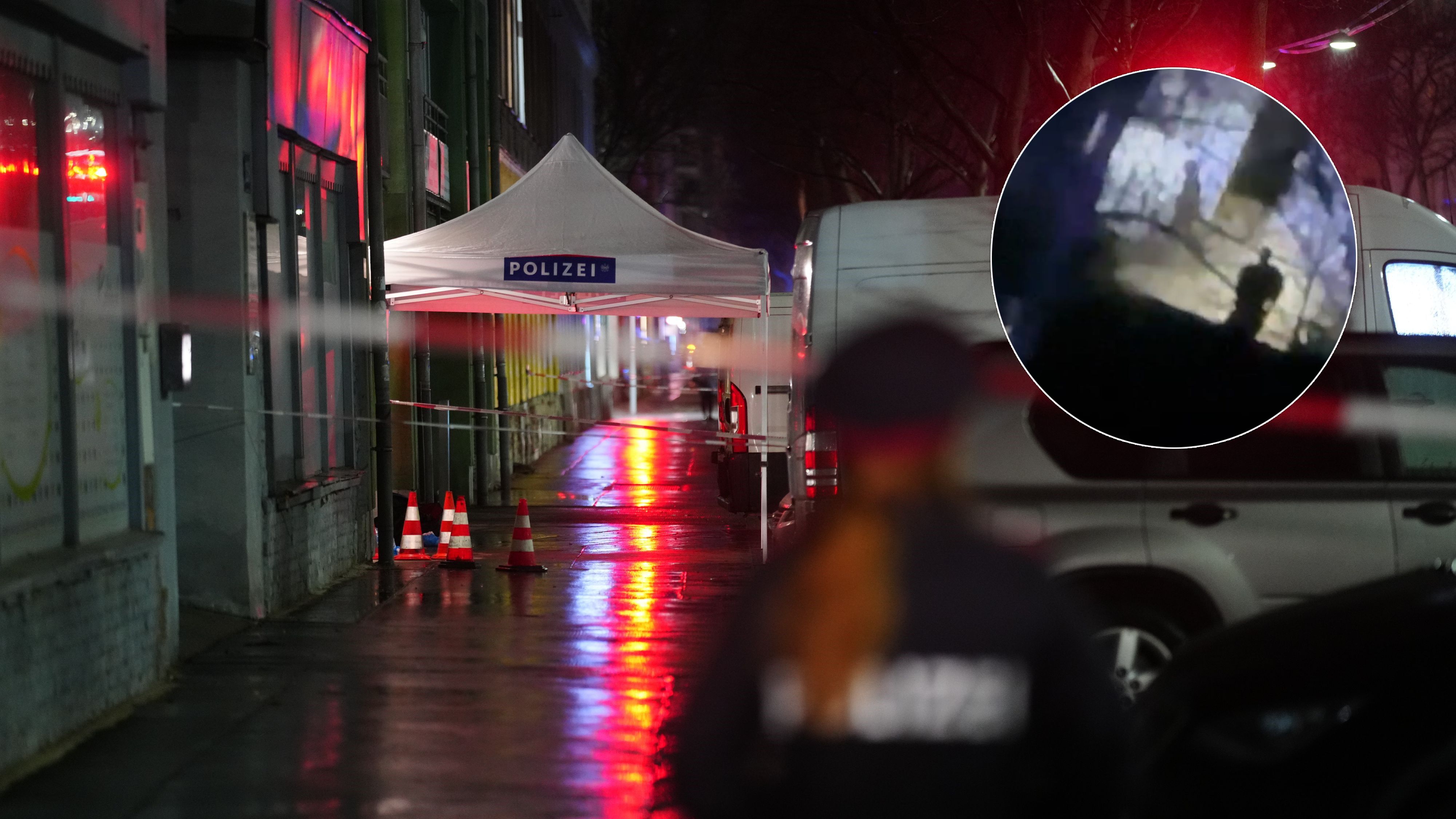 Ein Leserreporter-Video zeigt die Festnahme des Tatverdächtigen.