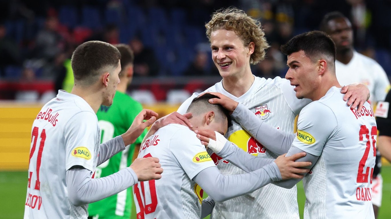 Red Bull Salzburg zerlegt Austria Lustenau. 