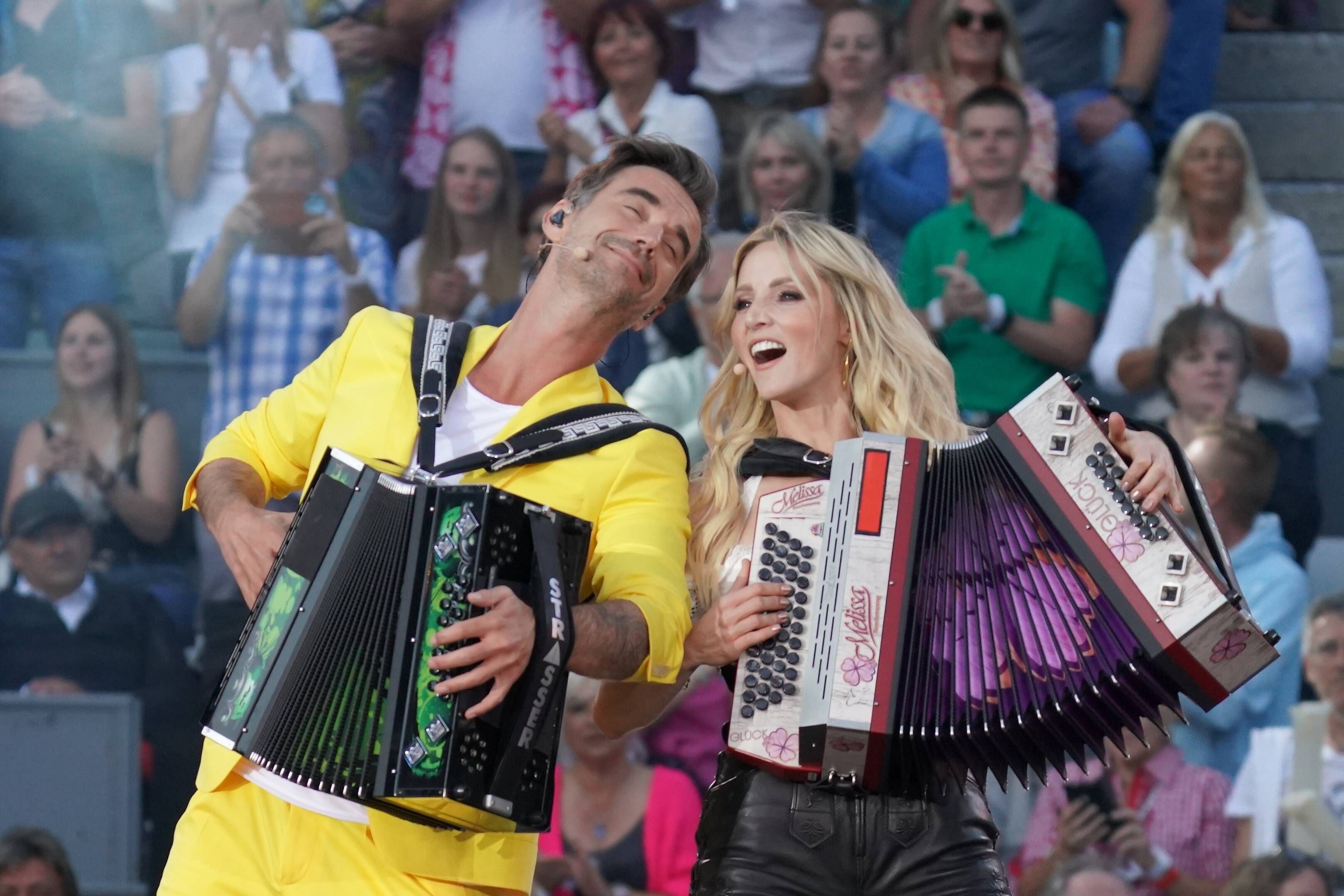 Melissa Naschenweng und Florian Silbereisen beim 