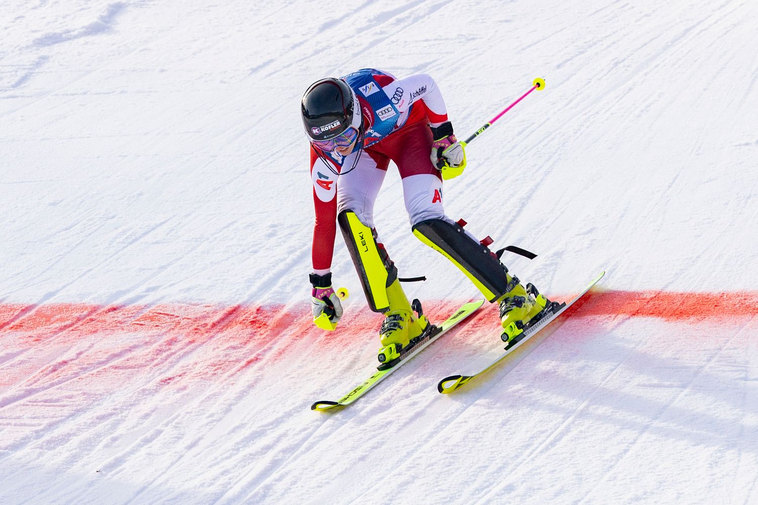 Nina Astner ist im Training zu Sturz gekommen.