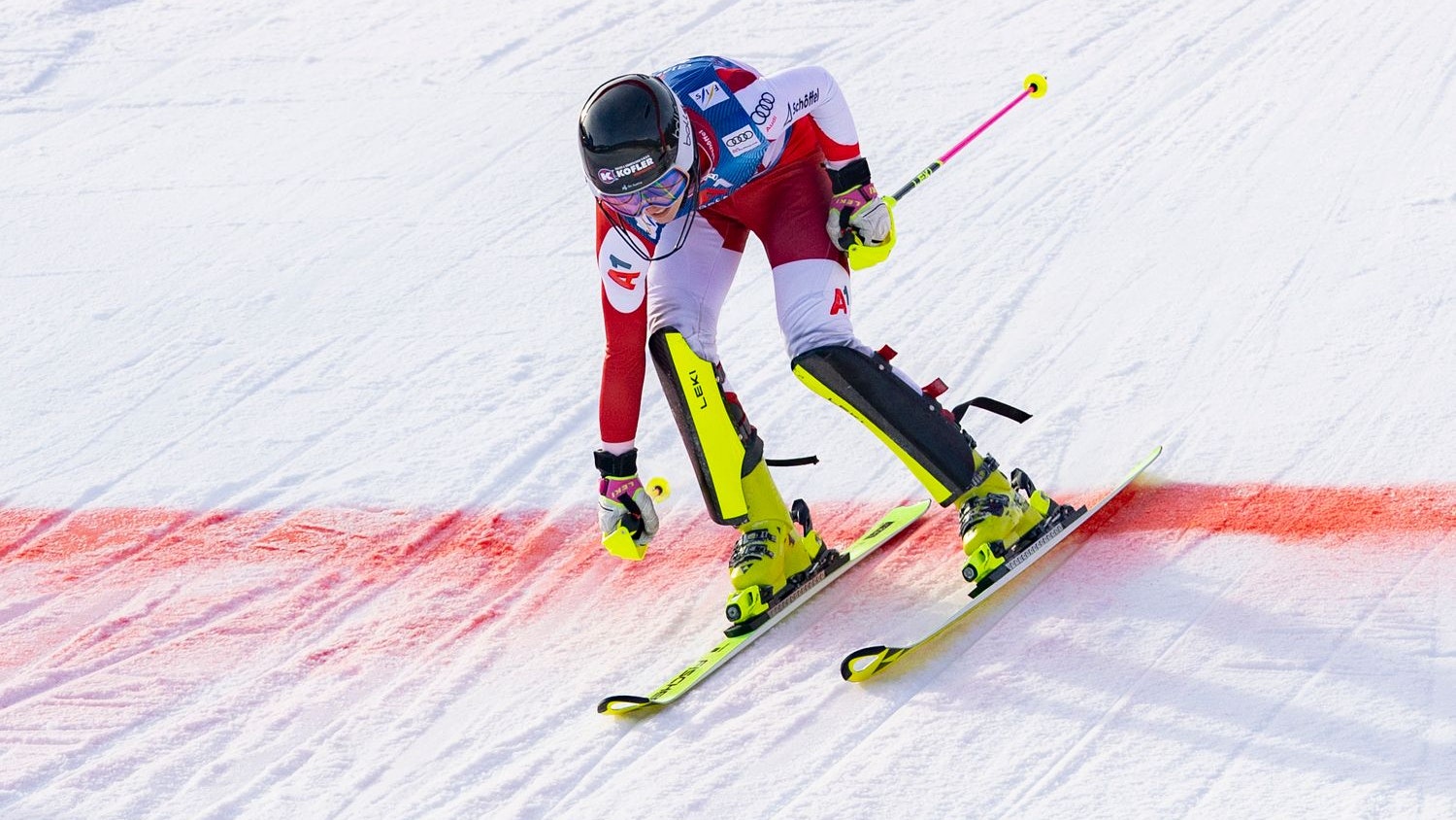 Nina Astner ist im Training zu Sturz gekommen. 