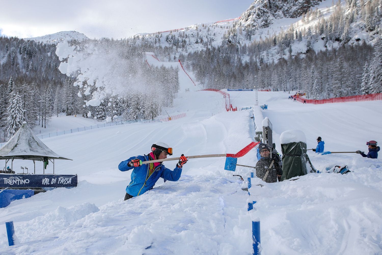 Kein Super-G in Val di Fassa.