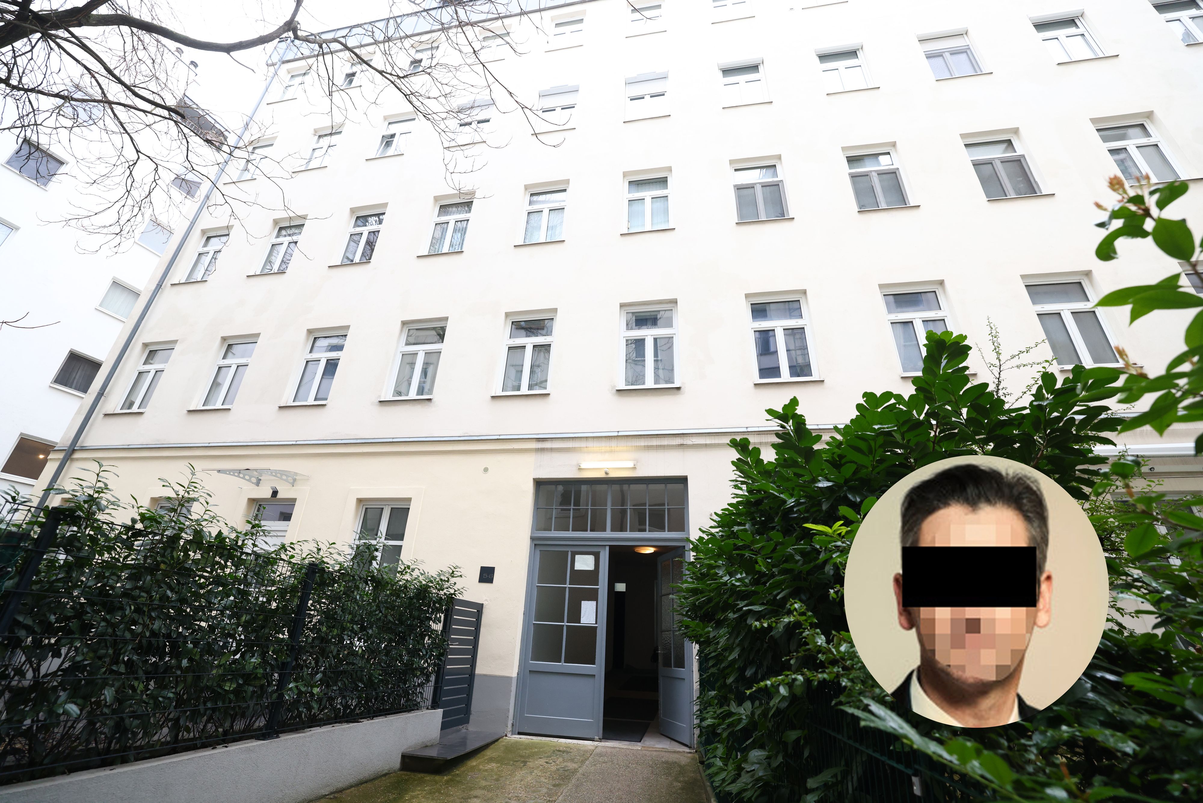 In der Erdbergstraße soll der Mann seine Familie erwürgt haben.&nbsp;