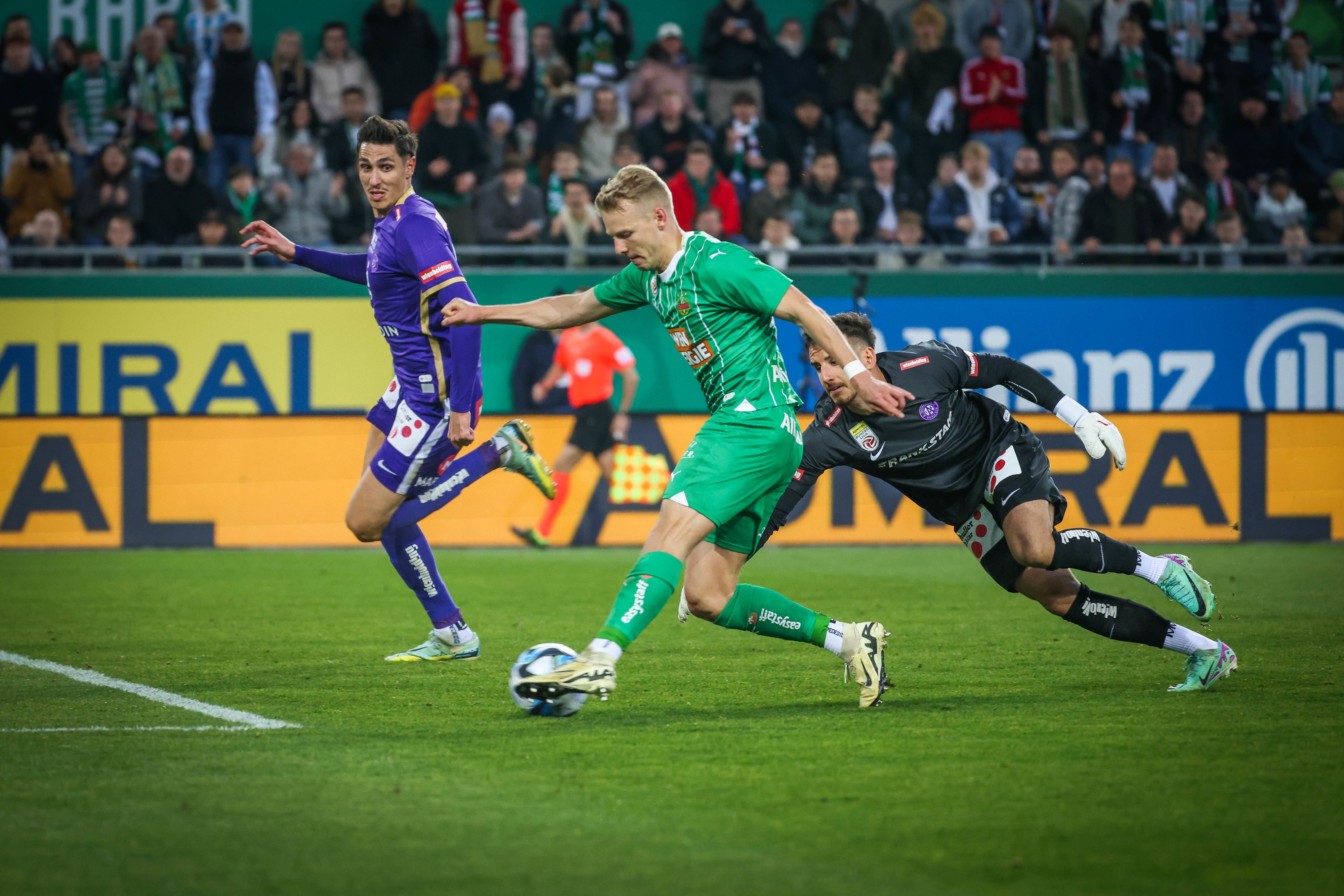 Beste Stimmung herrschte beim 342. Wiener Derby im Allianz Stadion