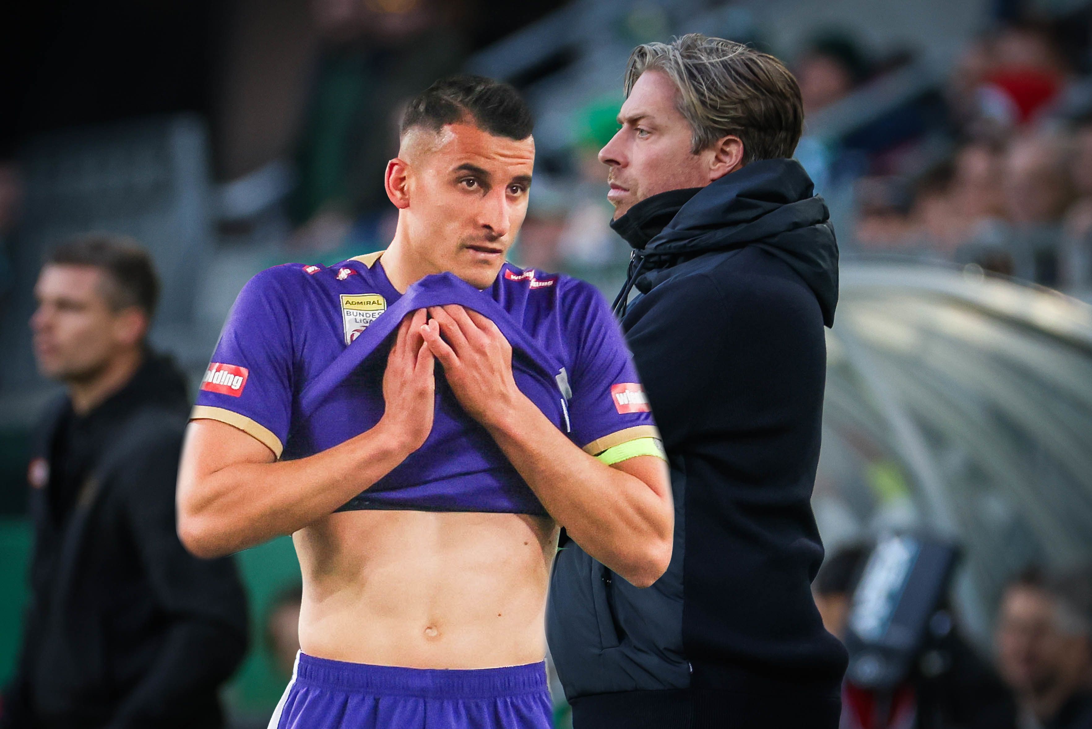 Vom 0:3 gezeichnet: Manfred Fischer und Michael Wimmer