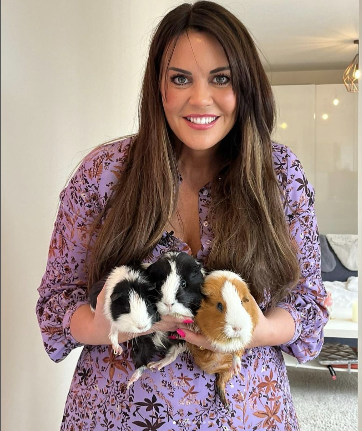 Martina Reuter hatte einen TV-Dreh mit ihren Meerschweinchen.