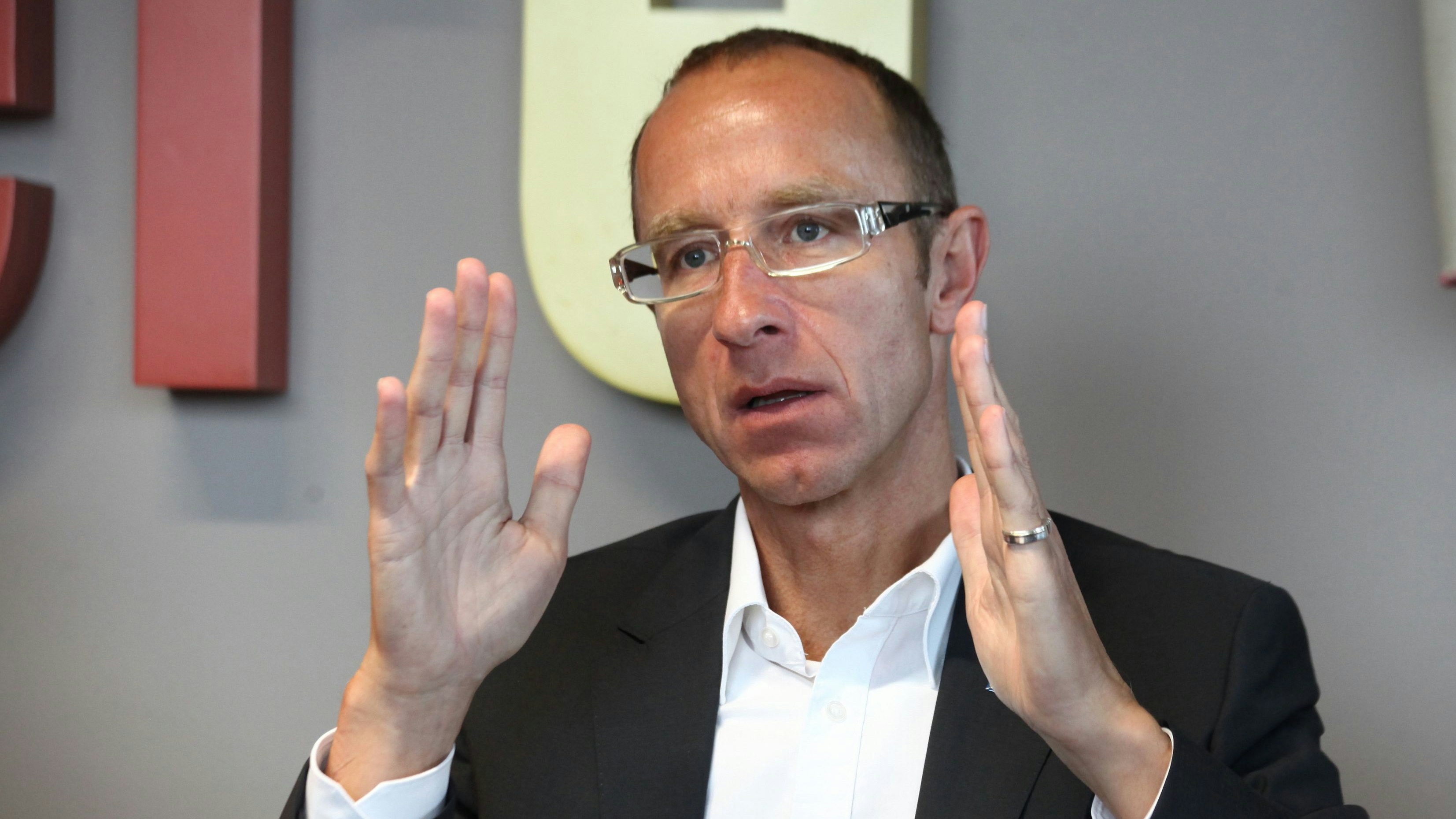 Unimarkt-Boss Andreas Haider auf einem Archivbild 2014.