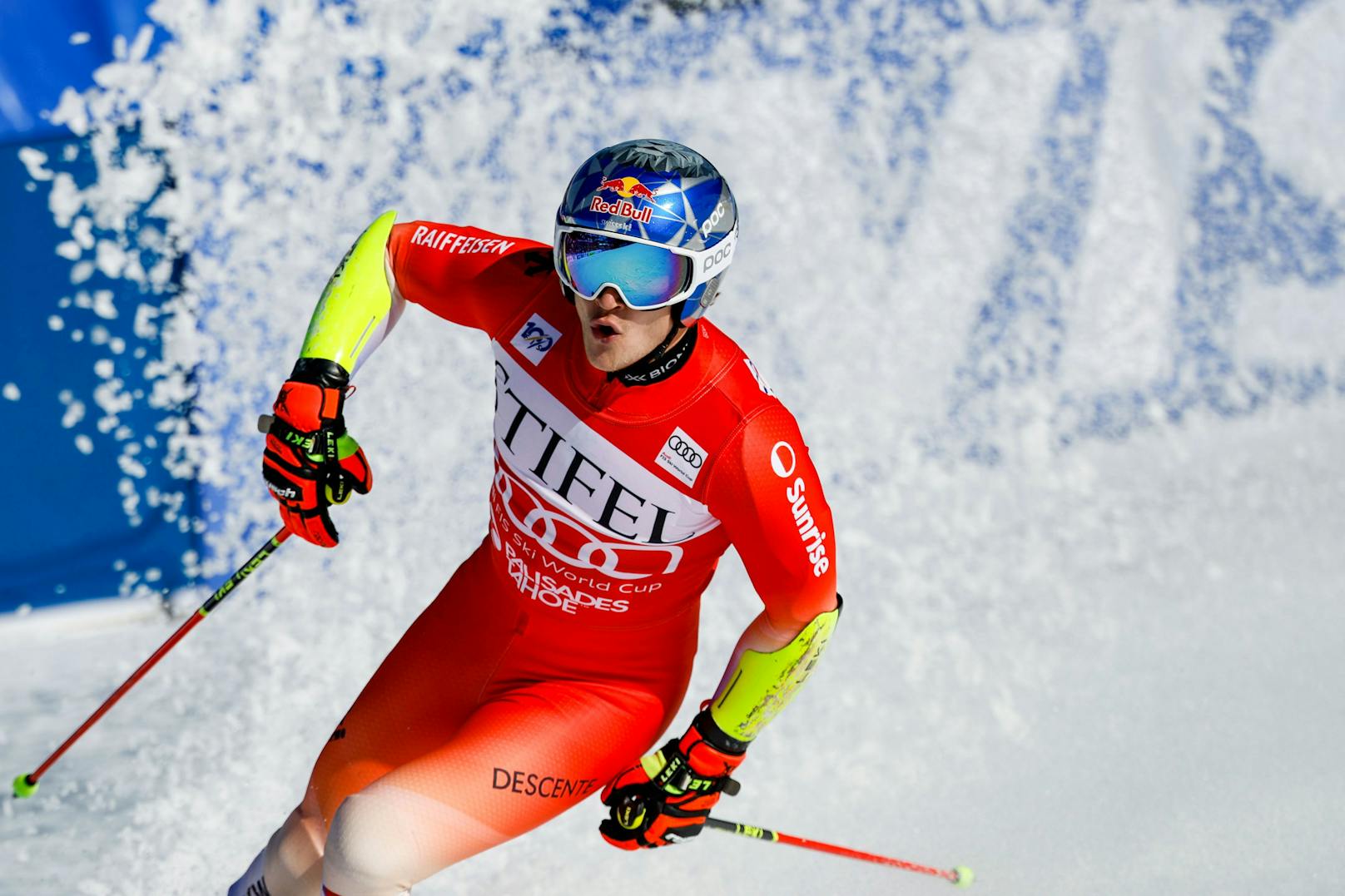 Auch im Riesenslalom von Palisades Tahoe führte kein Weg an dem Schweizer Weltcup-Leader Marco Odermatt vorbei. Alle sieben Riesentorläufe der Saison gingen an den Schweizer, der mit dem Sieg vorzeitig den Gesamtweltcup gewann. Raphael Haaser war der beste ÖSV-Athlet auf Rang sieben.