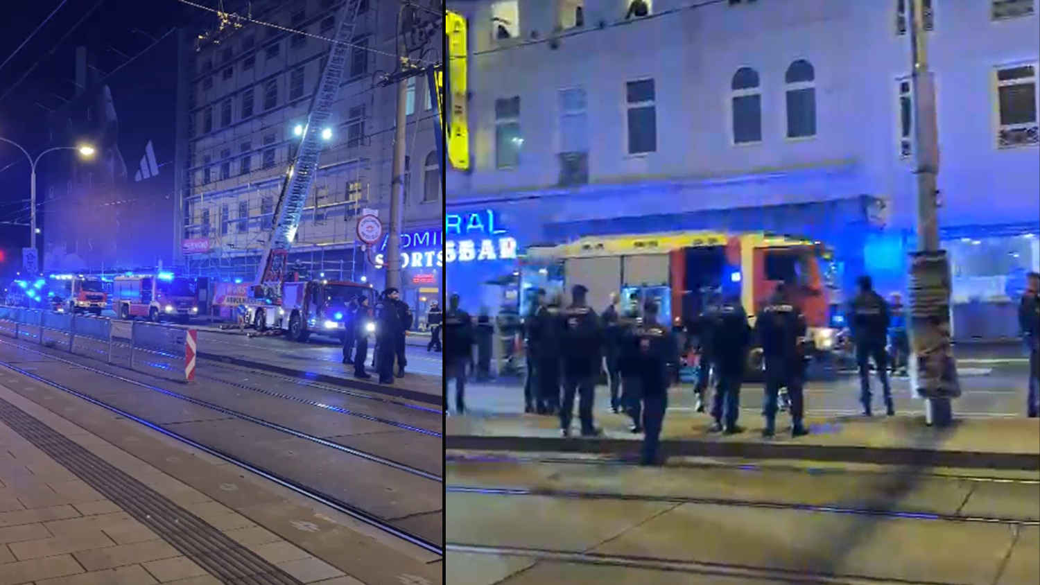 Blaulicht-Großeinsatz in Wien-Rudolfsheim-Fünfhaus. Eine Person musste hospitalisiert werden.