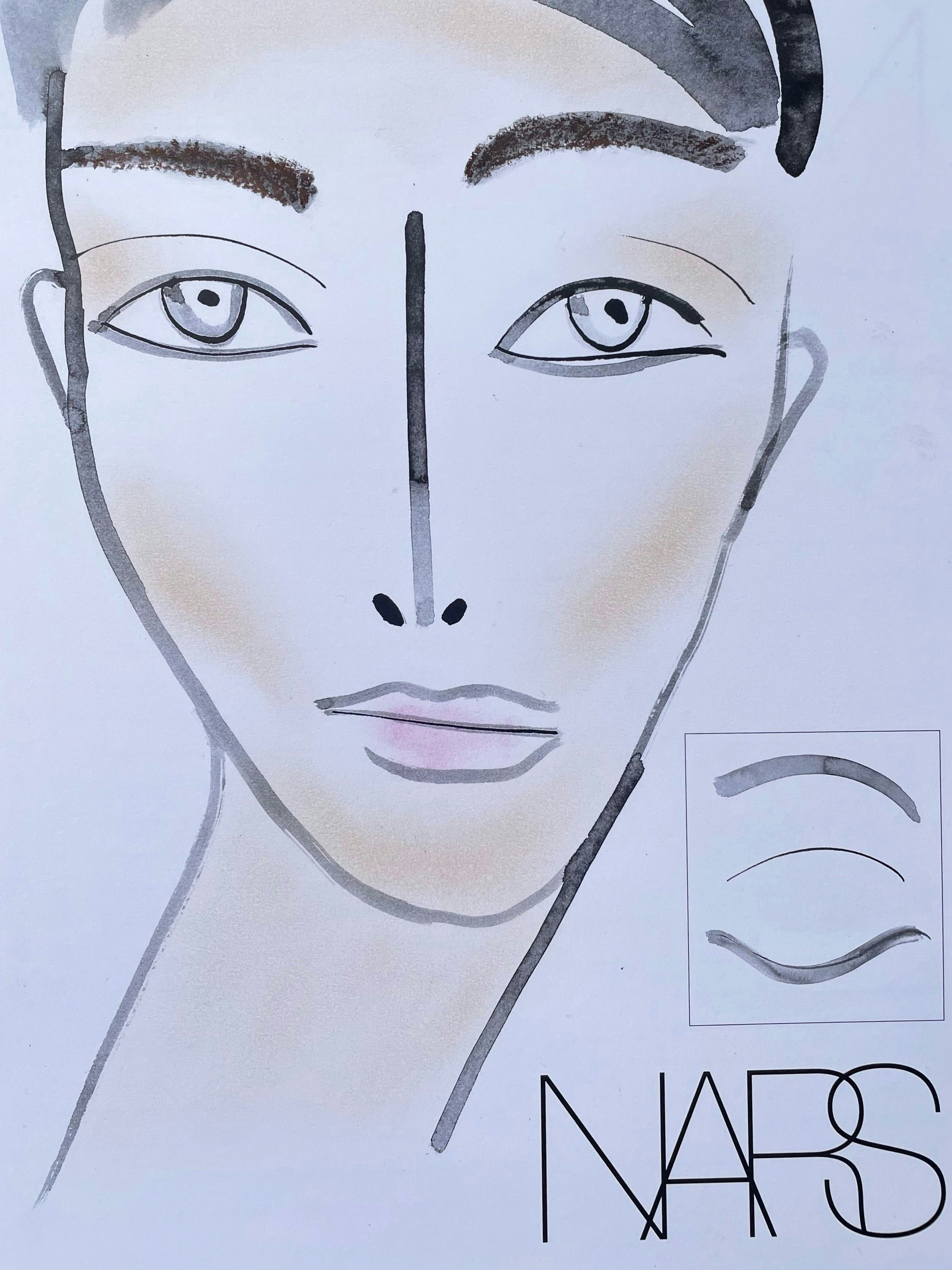 Der Hochzeit Look von NARS: Mit Bronzer die Kinn- und Wangenpartie betonen, die Augenbrauen können mit einem Brow Pencil perfektioniert werden.