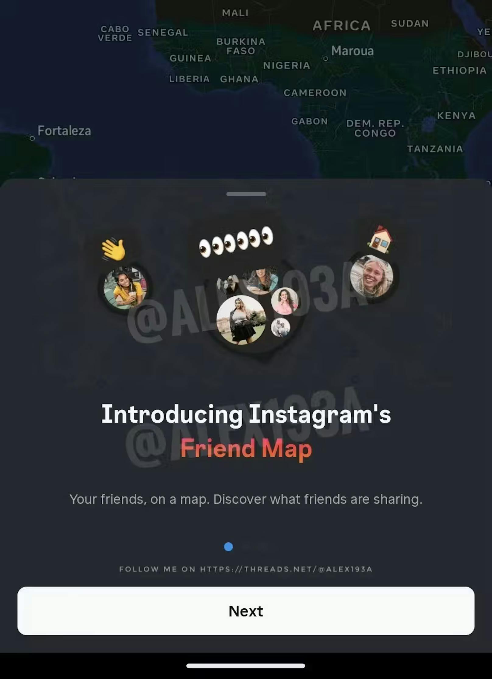 Die Instagram-Entwickler tüfteln offenbar an einem Karten-Feature, wie ein Web-Entwickler enthüllt.