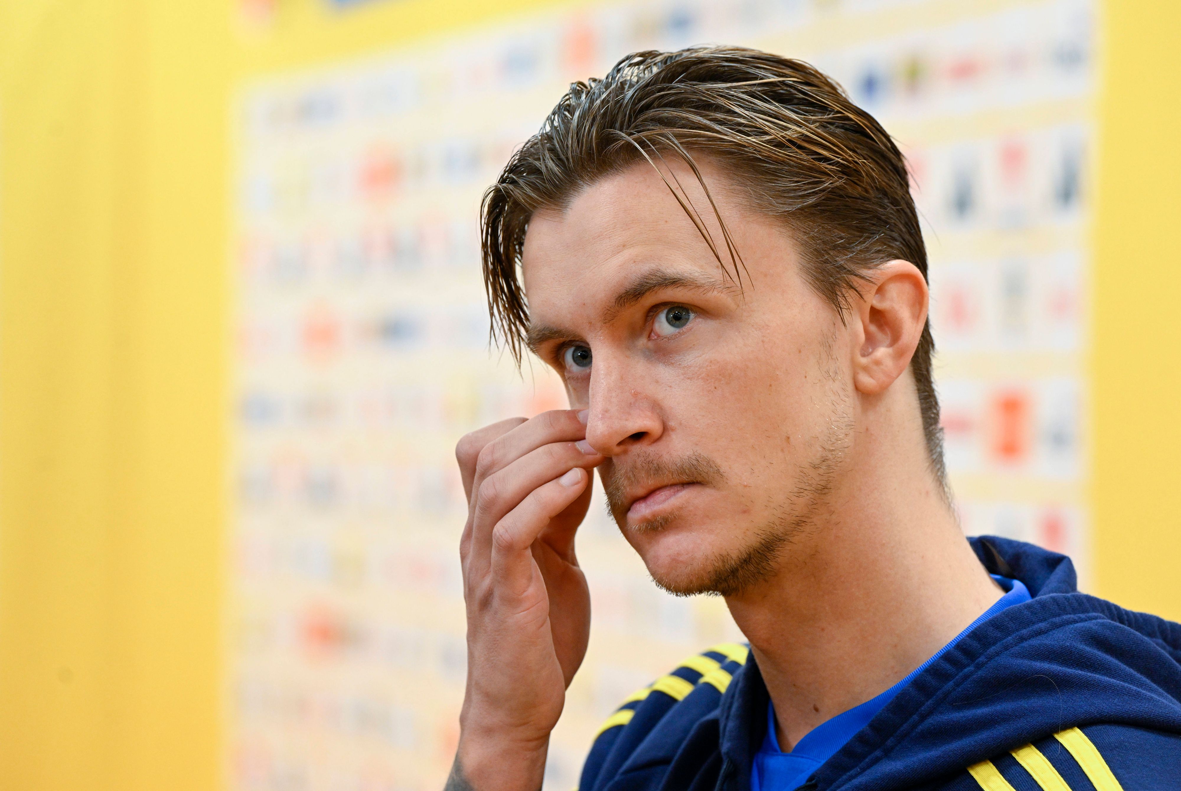 Der schwedische Teamspieler Kristoffer Olsson befindet sich im Krankenhaus.