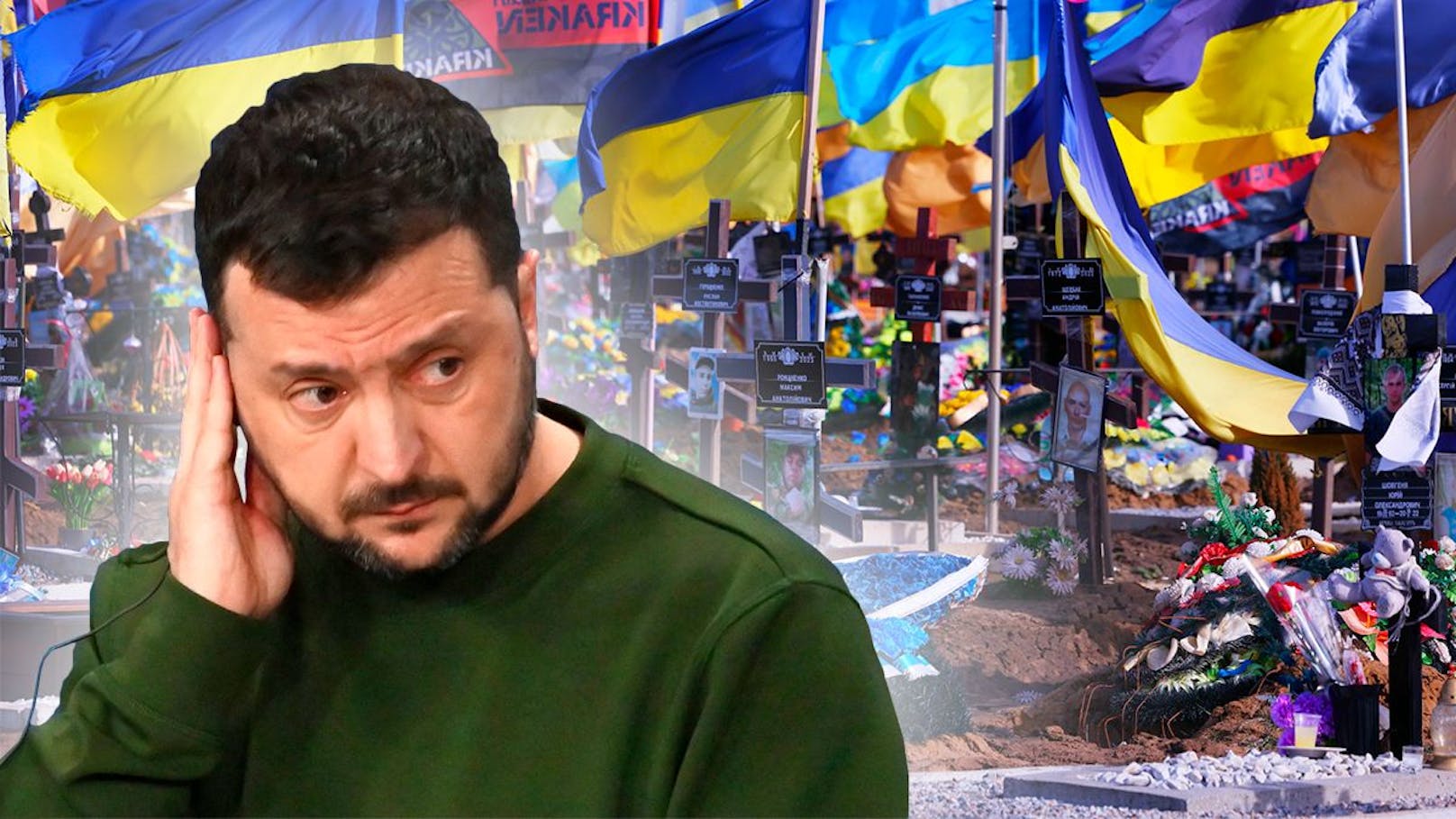 Selenski macht horrende Verluste der Ukraine öffentlich