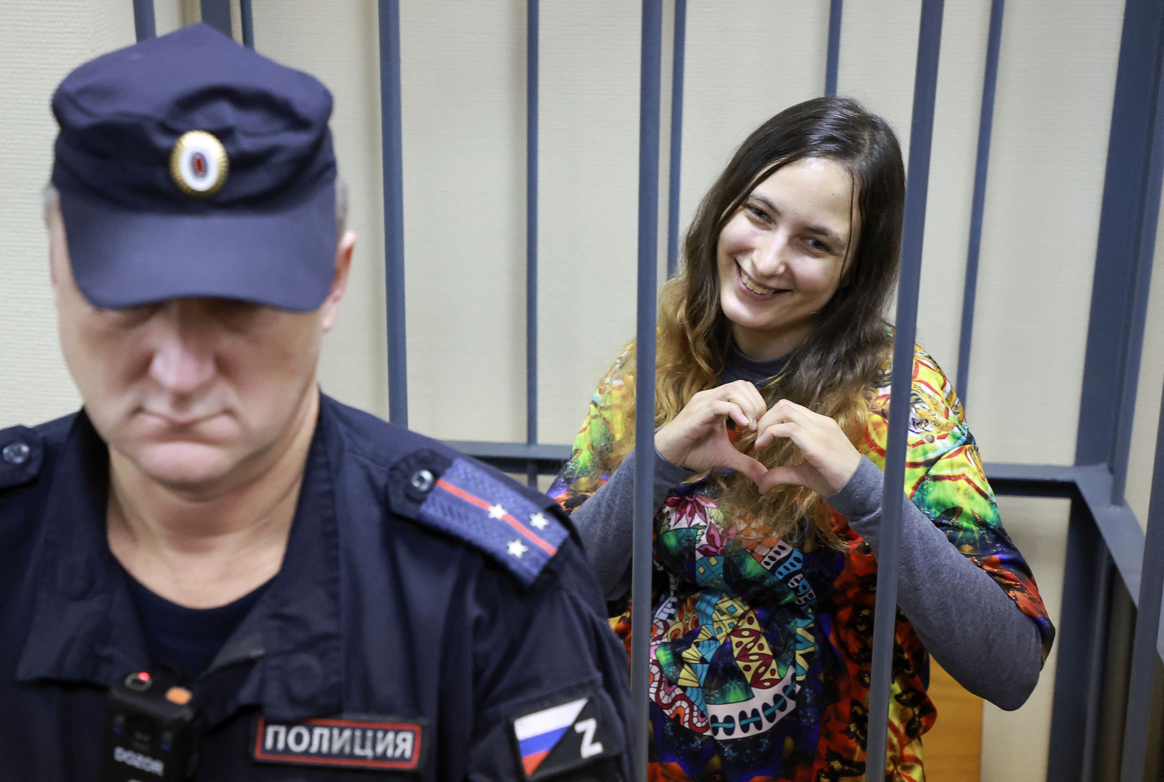 Sieben Jahre für Post-its: Alexandra Skotschilenko (33).