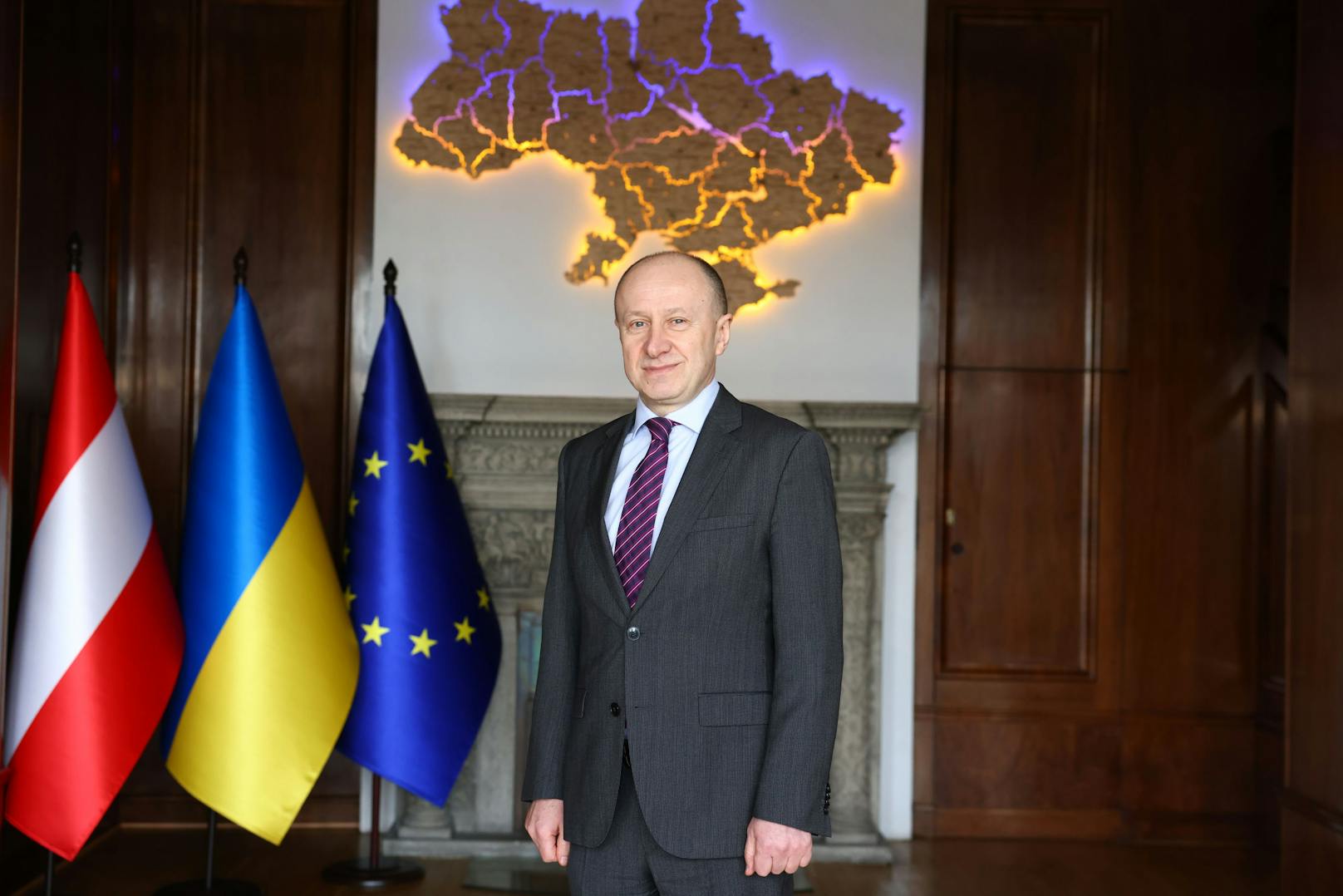 Vasyl Khymynets ist seit 2021 ukrainischer Botschafter in Österreich.