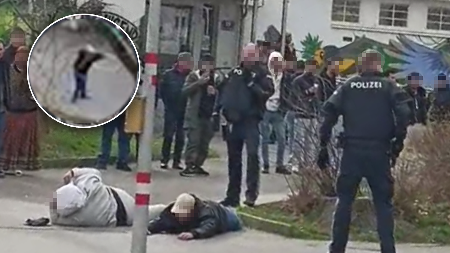 Im Zuge eines Polizei-Großeinsatzes kam es am Dienstagnachmittag zu mehreren Festnahmen.