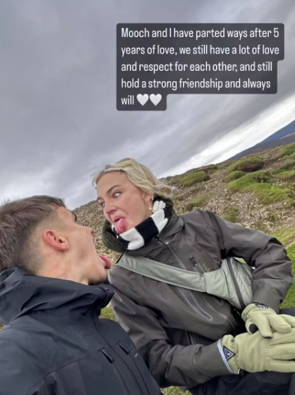 Die Trennung machten die beiden in ihrer Instagram-Story publik.