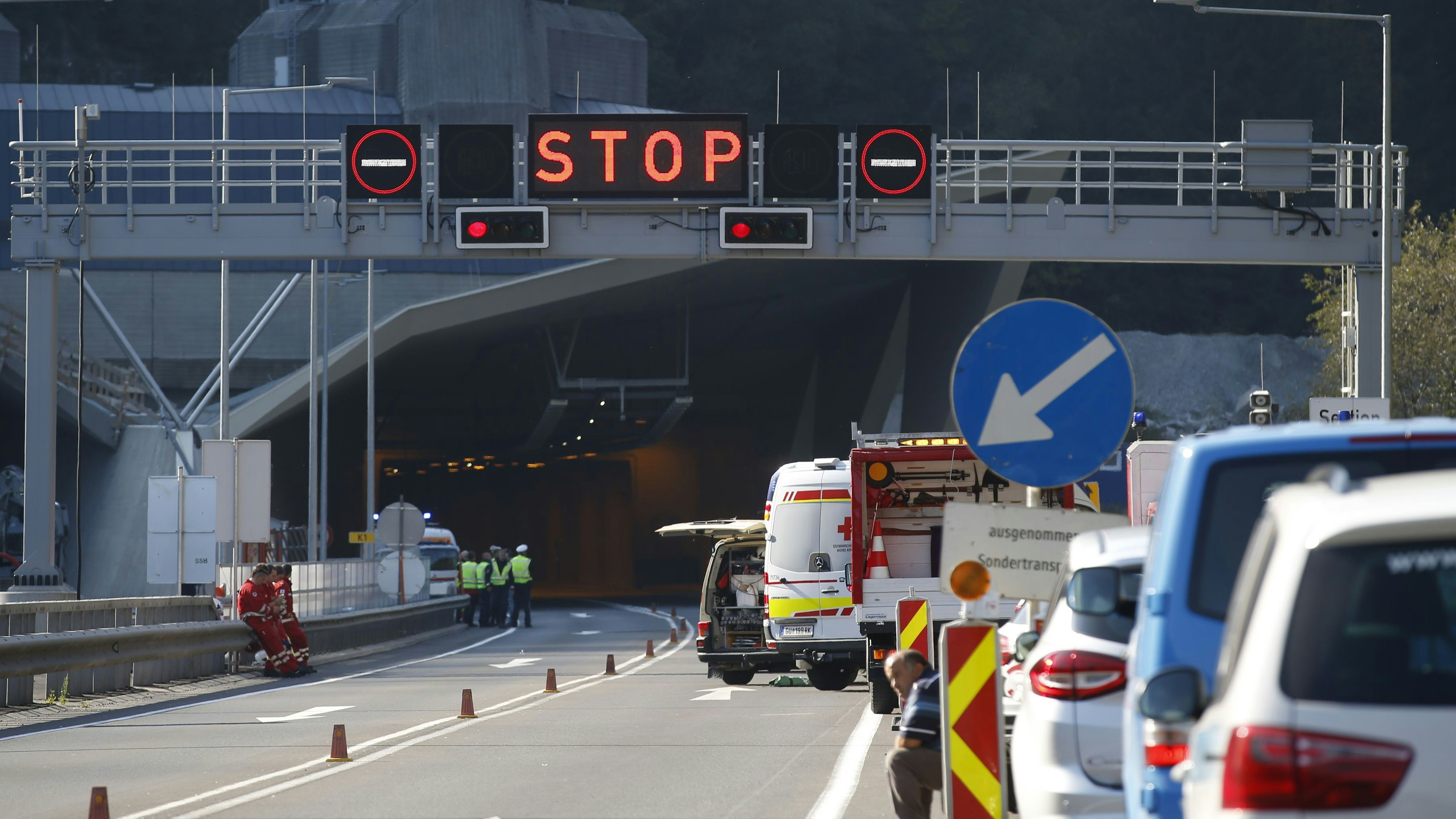 Der Gleinalmtunnel musste gesperrt werden.