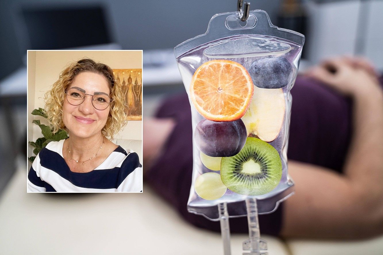 Tanja Adam erklärt, um was es sich bei Drip Spa handelt.