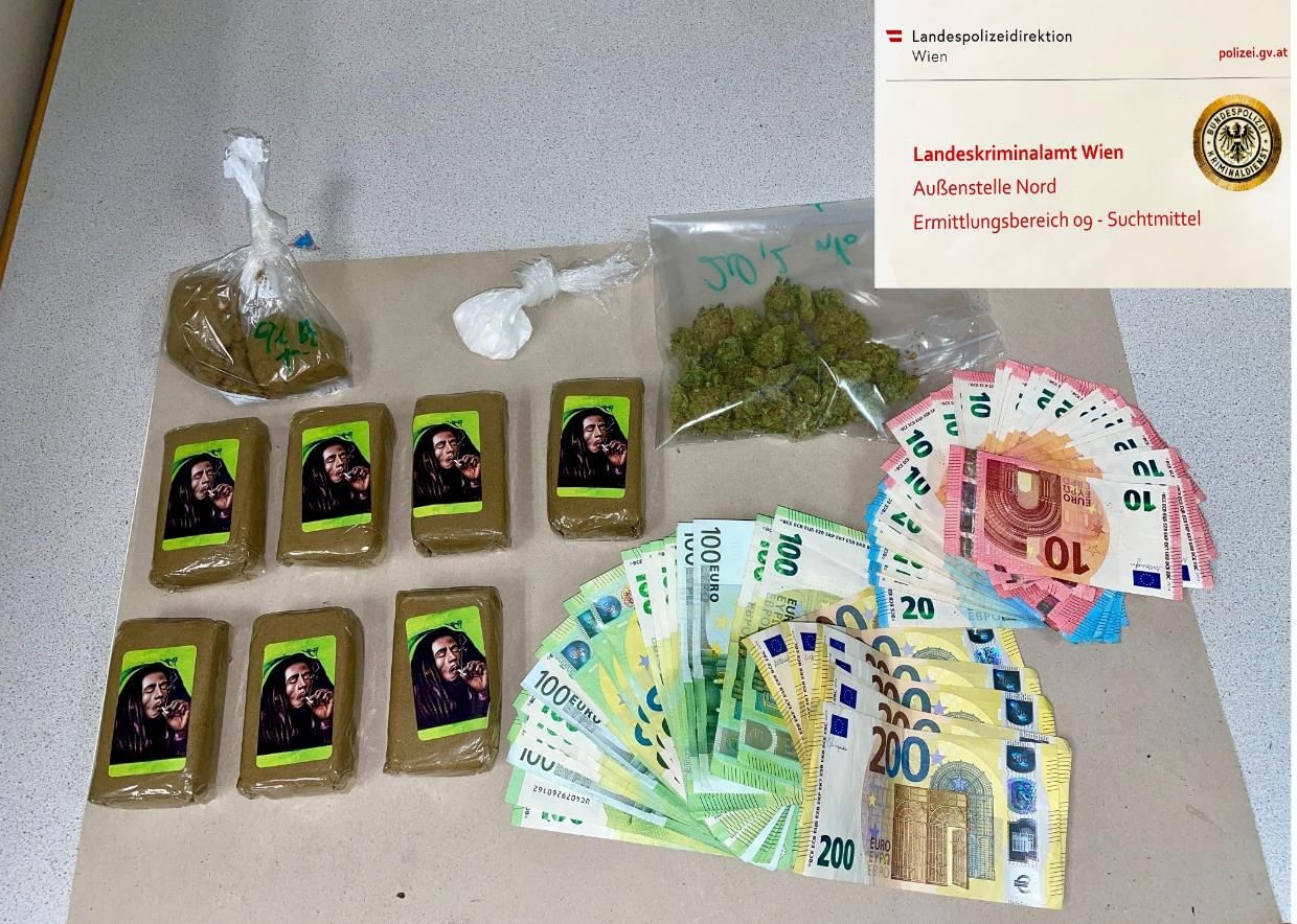 Ermittlungserfolg im Suchtgiftbereich: Zwei mutmaßliche Drogendealer wurden in Floridsdorf festgenommen.