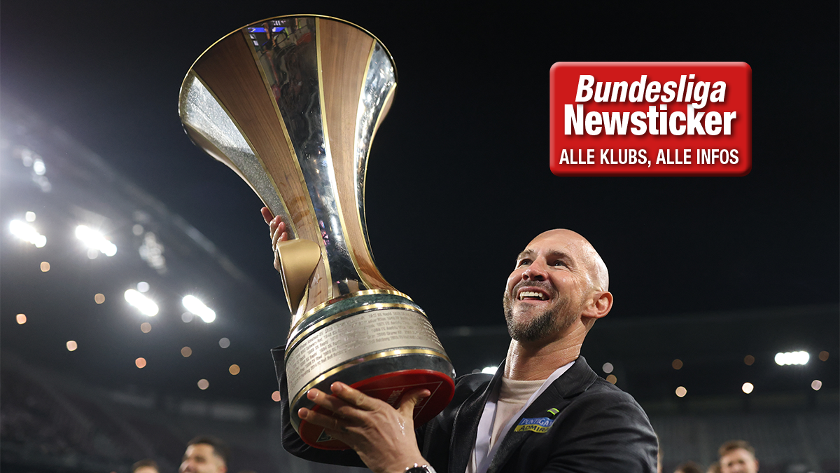 Christian Ilzer wurde 2023 mit Sturm Cupsieger.