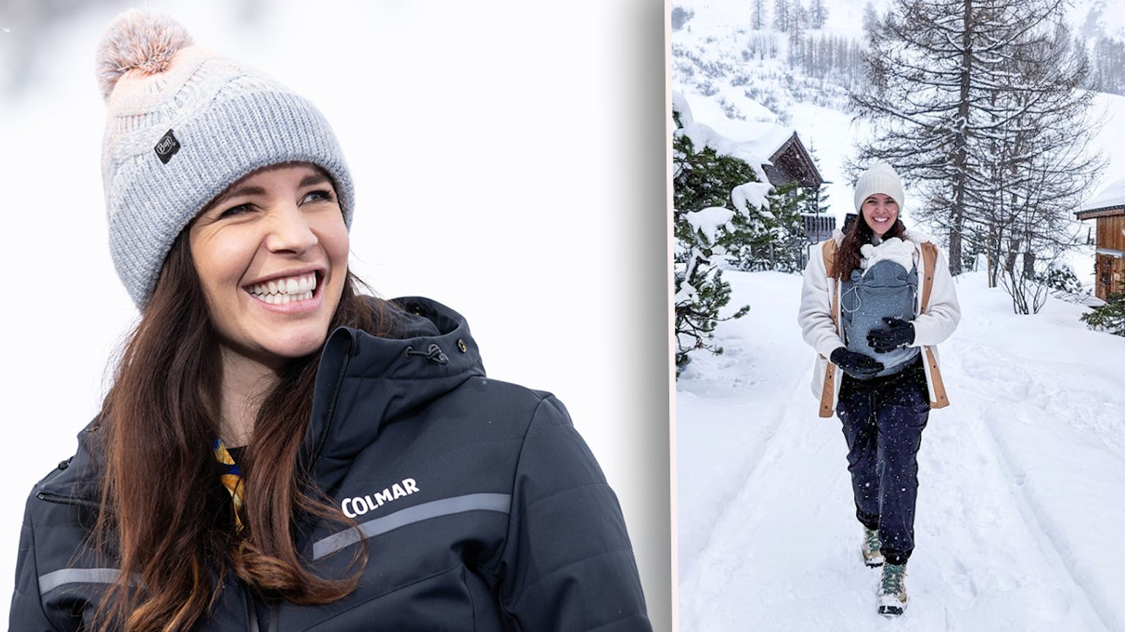 Erstes Foto! Ex-Skistar zeigt ihr Baby-Glück