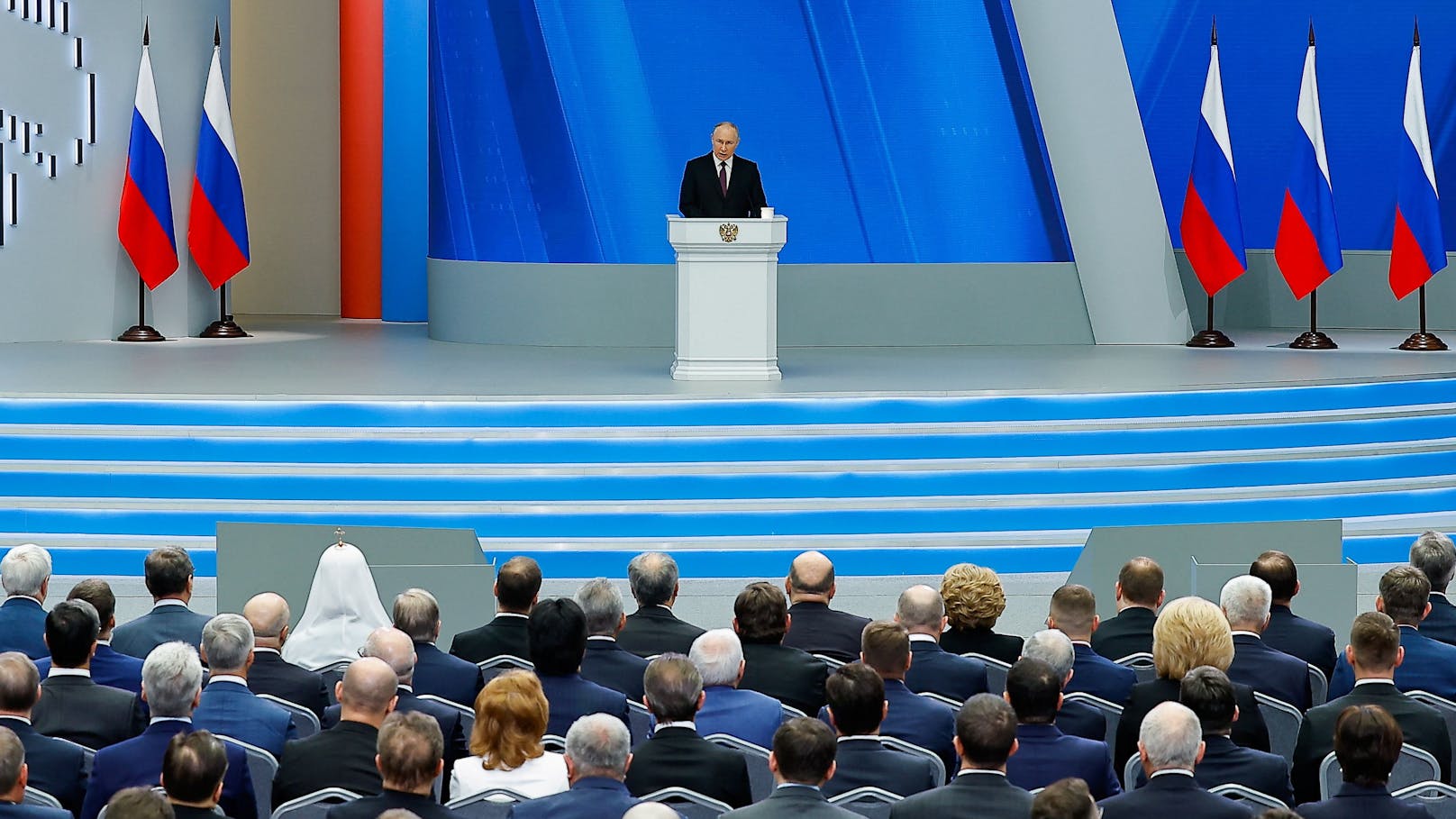 Der russische Präsident Wladimir Putin hielt am Donnerstag (29. Februar 2024) eine Rede zur Lage der Nation