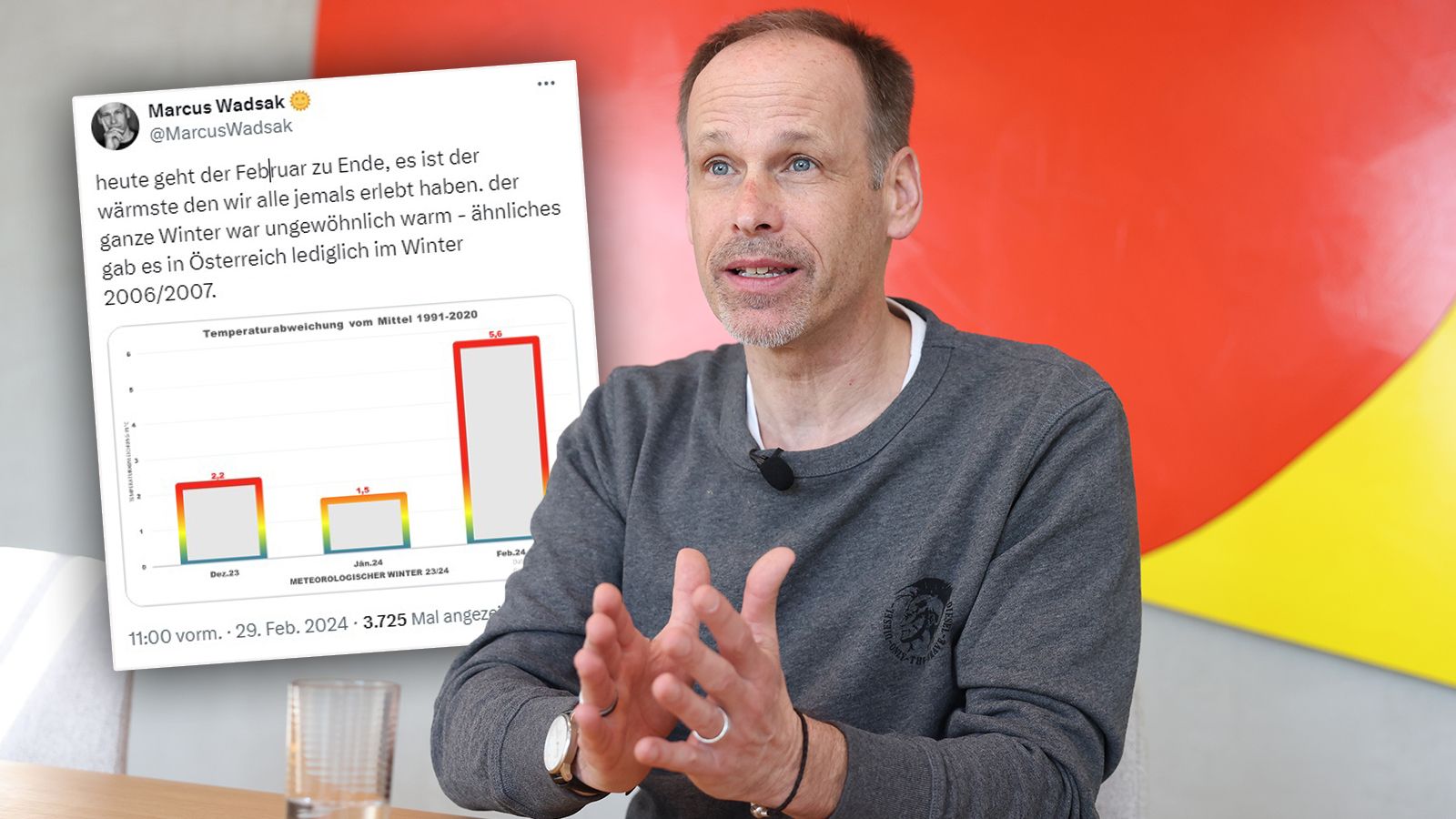 Der Winter 2023/2024 gilt nun offiziell als der wärmste seit Beginn der Wetteraufzeichnungen in Österreich.