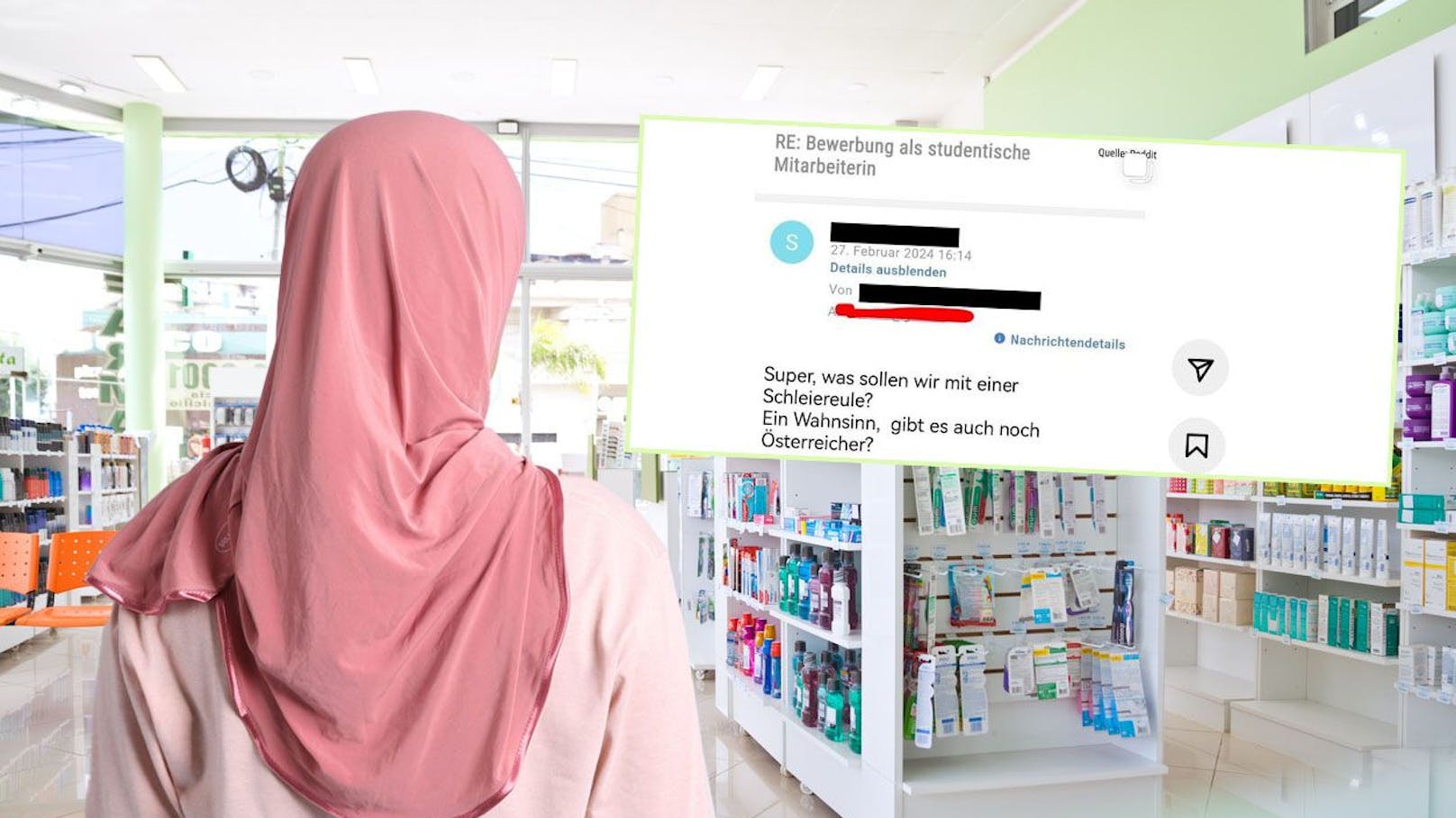 Nach Muslima-Beleidigung: Polizeischutz für Apothekerin