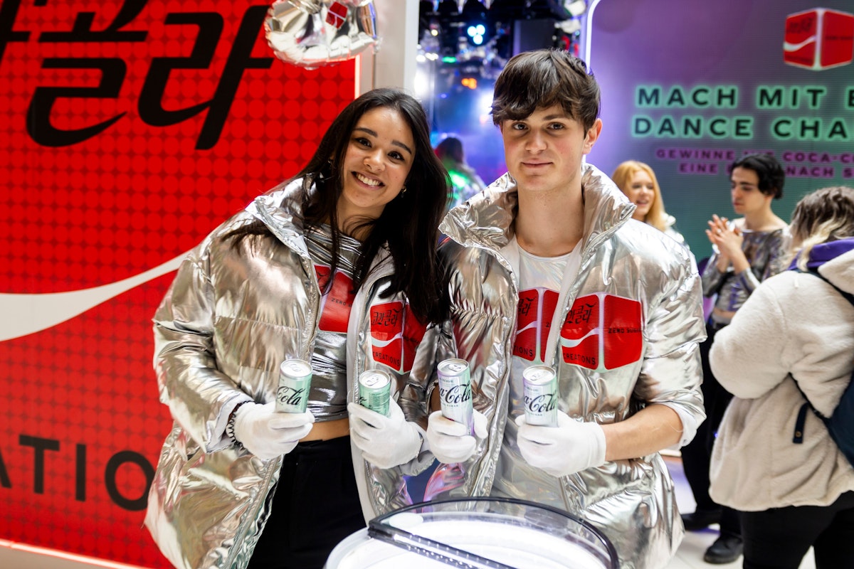 Coca-Cola K-Pop Zero Sugar Launch Event am 22.2. in Wien Mitte - The Mall