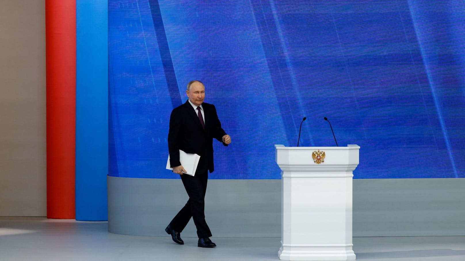 Der russische Präsident Wladimir Putin hielt am Donnerstag (29. Februar 2024) eine Rede zur Lage der Nation