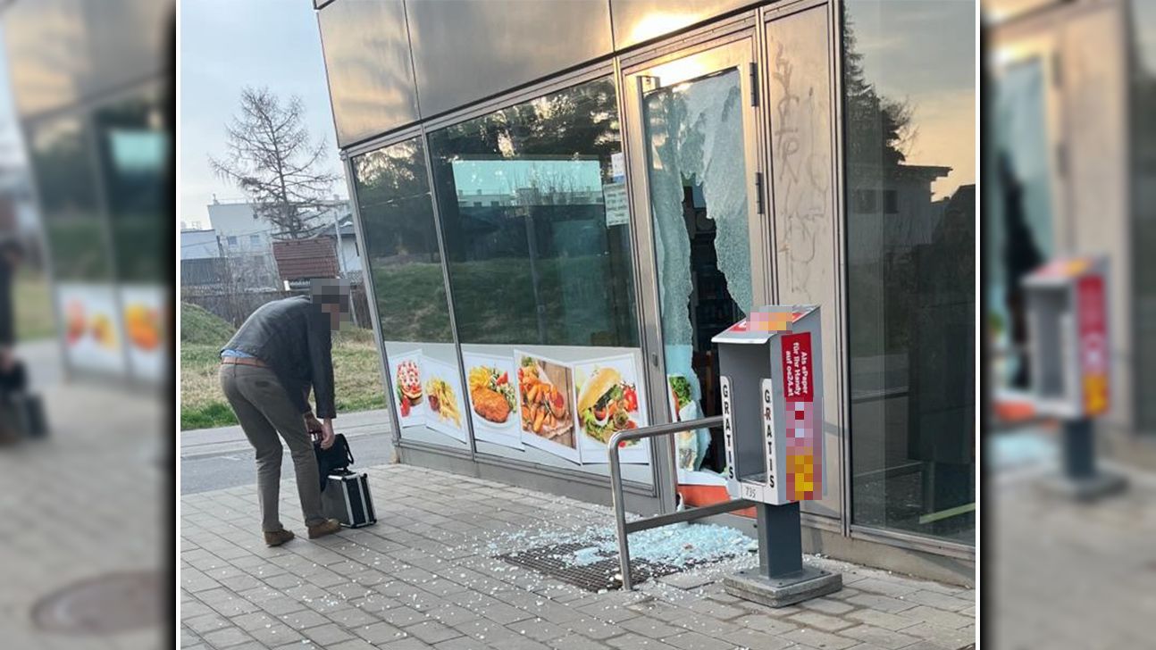 Üble Vandalismus-Attacke auf einen Kebab-Stand in Wien.