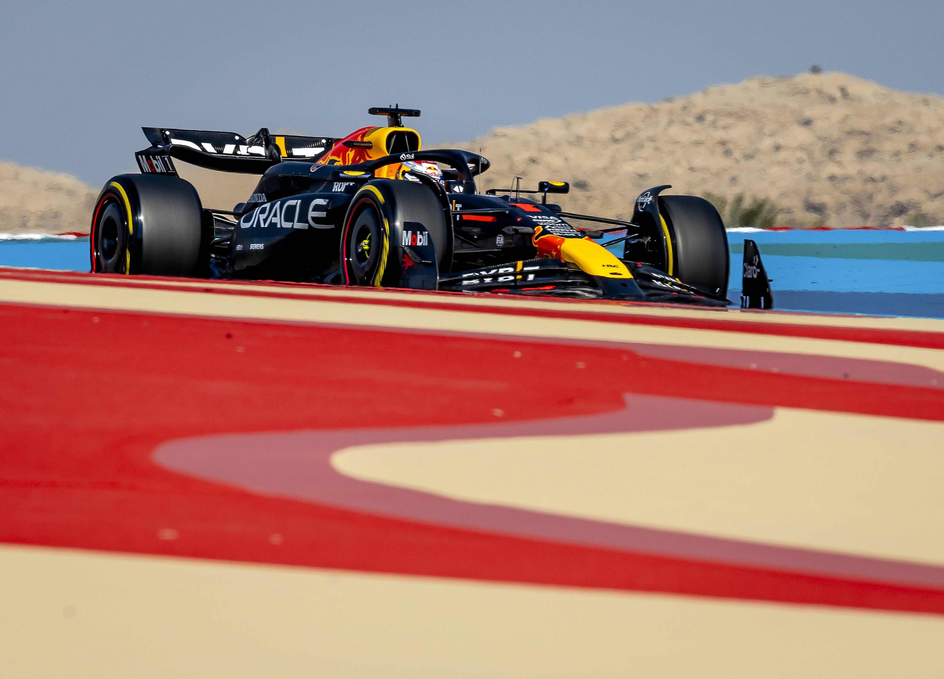 Red-Bull-Pilot Max Verstappen in Bahrain.